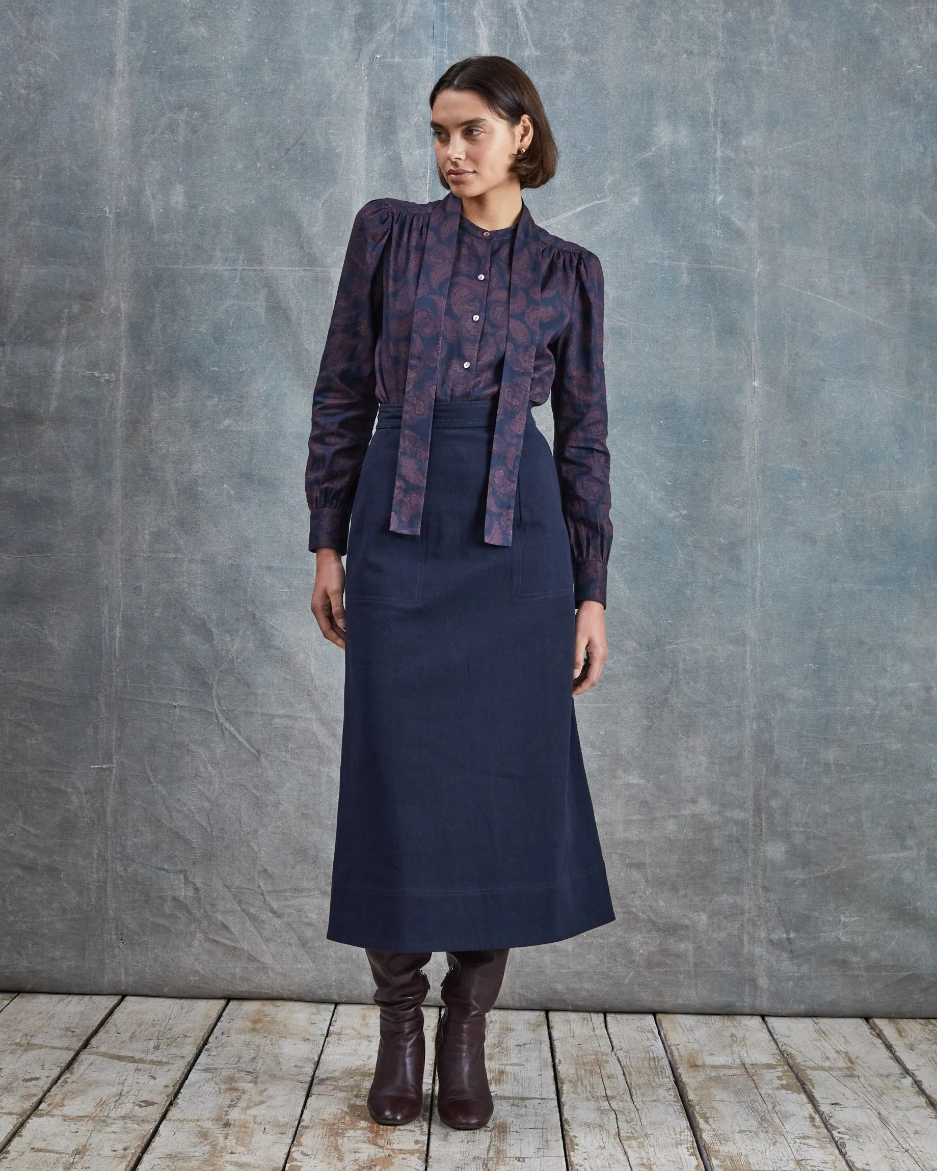 Serene - Paisley Twill Blouse sold by Mondo Corsini product image thumbnail 2