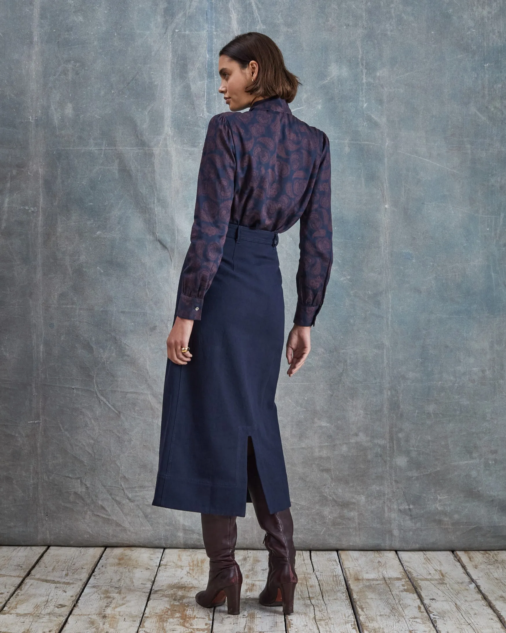 Serene - Paisley Twill Blouse sold by Mondo Corsini product image thumbnail 4