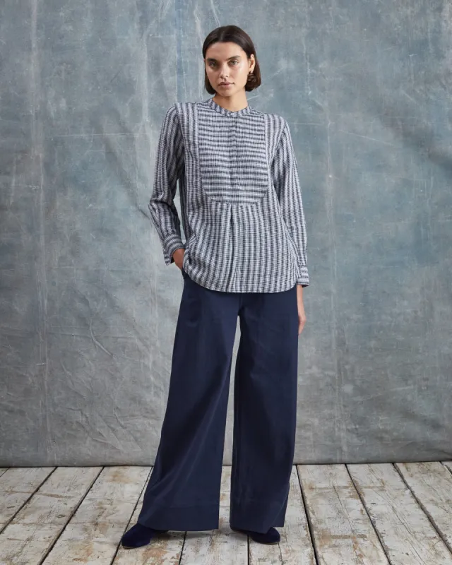 Tuxedo Shirt - Woven Stripe sold by Mondo Corsini