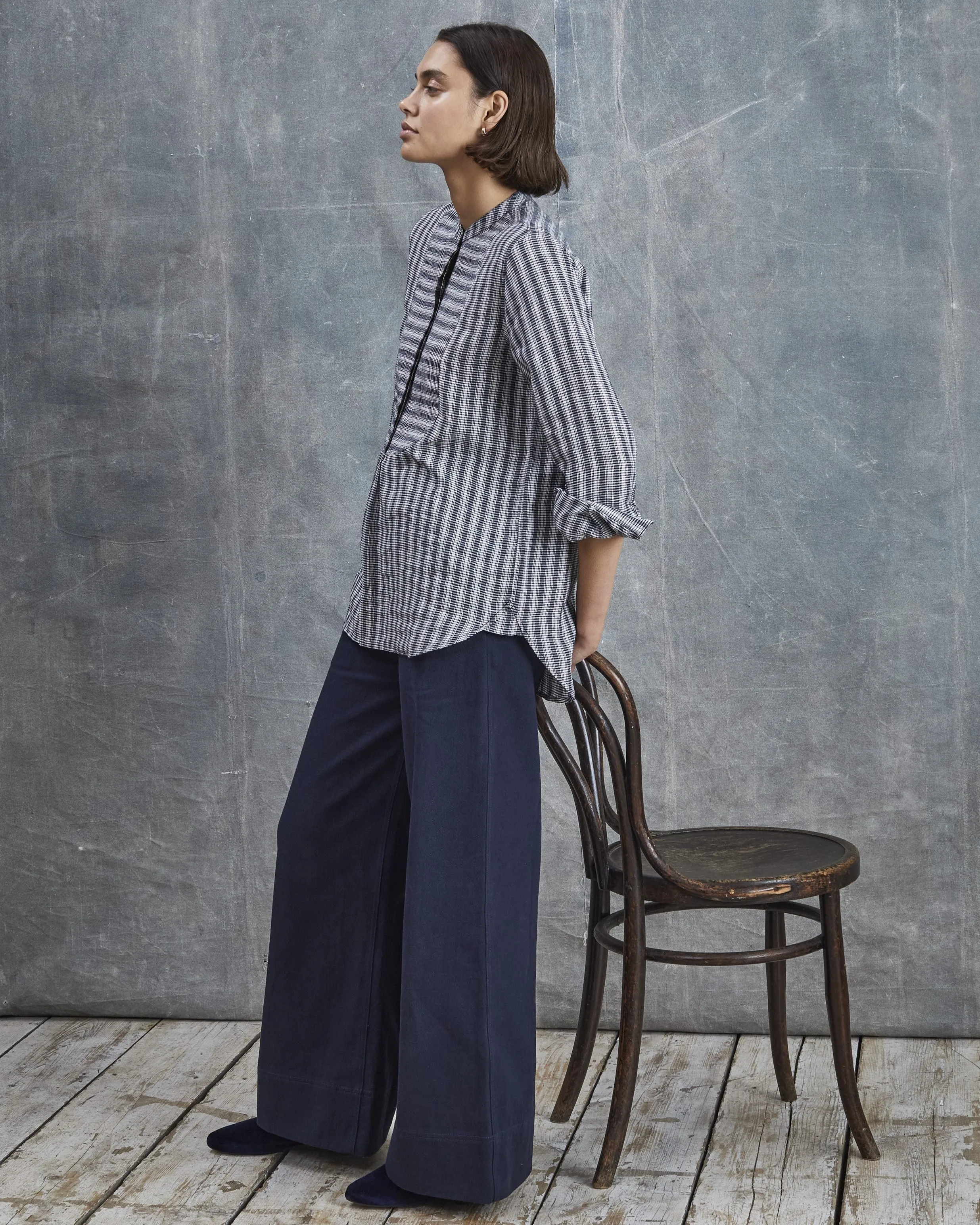 Tuxedo Shirt - Woven Stripe sold by Mondo Corsini product image thumbnail 5