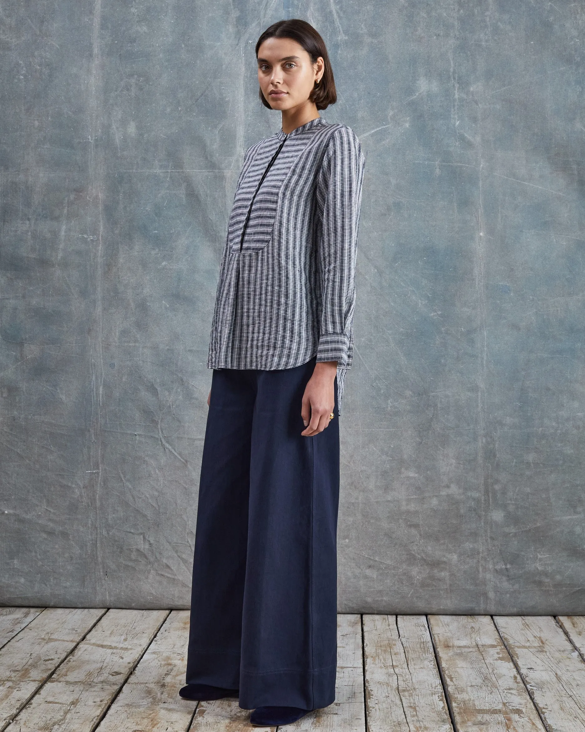 Tuxedo Shirt - Woven Stripe sold by Mondo Corsini product image thumbnail 2