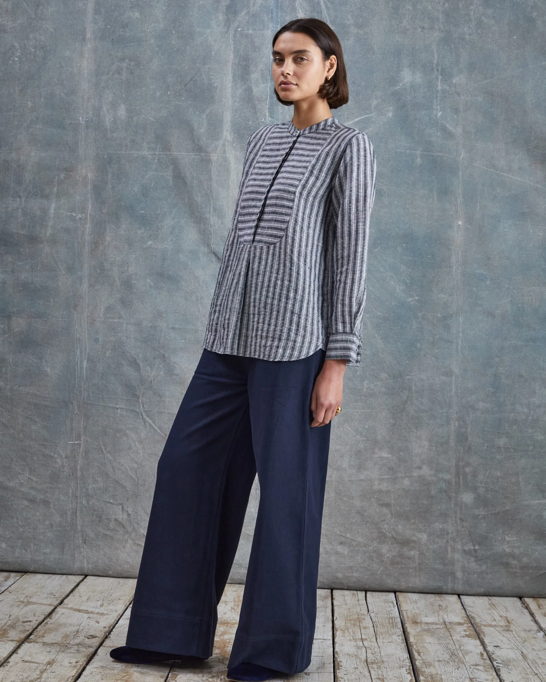 Tuxedo Shirt - Woven Stripe sold by Mondo Corsini product image thumbnail 3