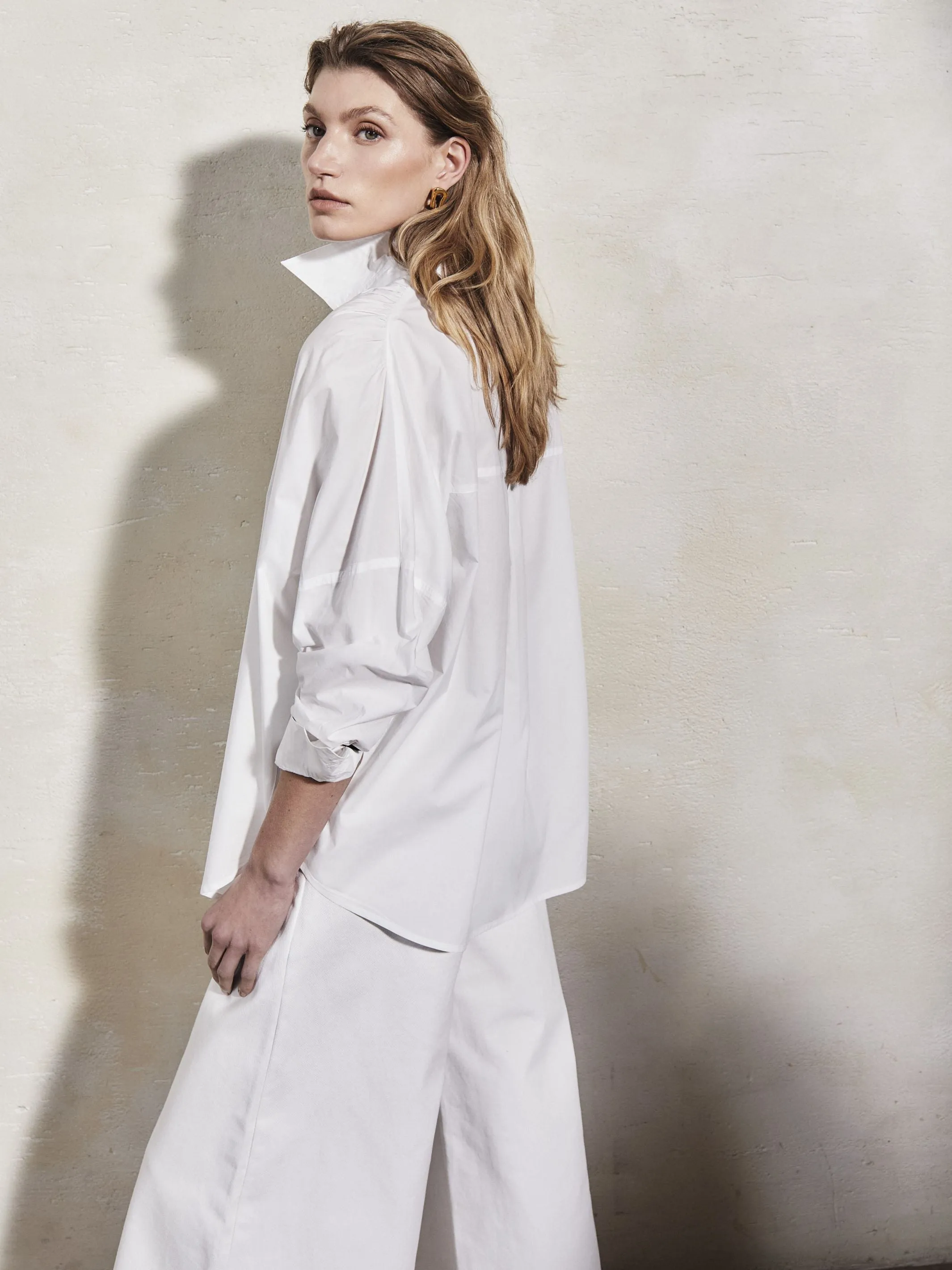 LETIZIA - White Cotton Shirt sold by Mondo Corsini product image thumbnail 4