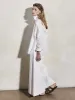 GRETA - White Cotton Drill Trousers sold by Mondo Corsini