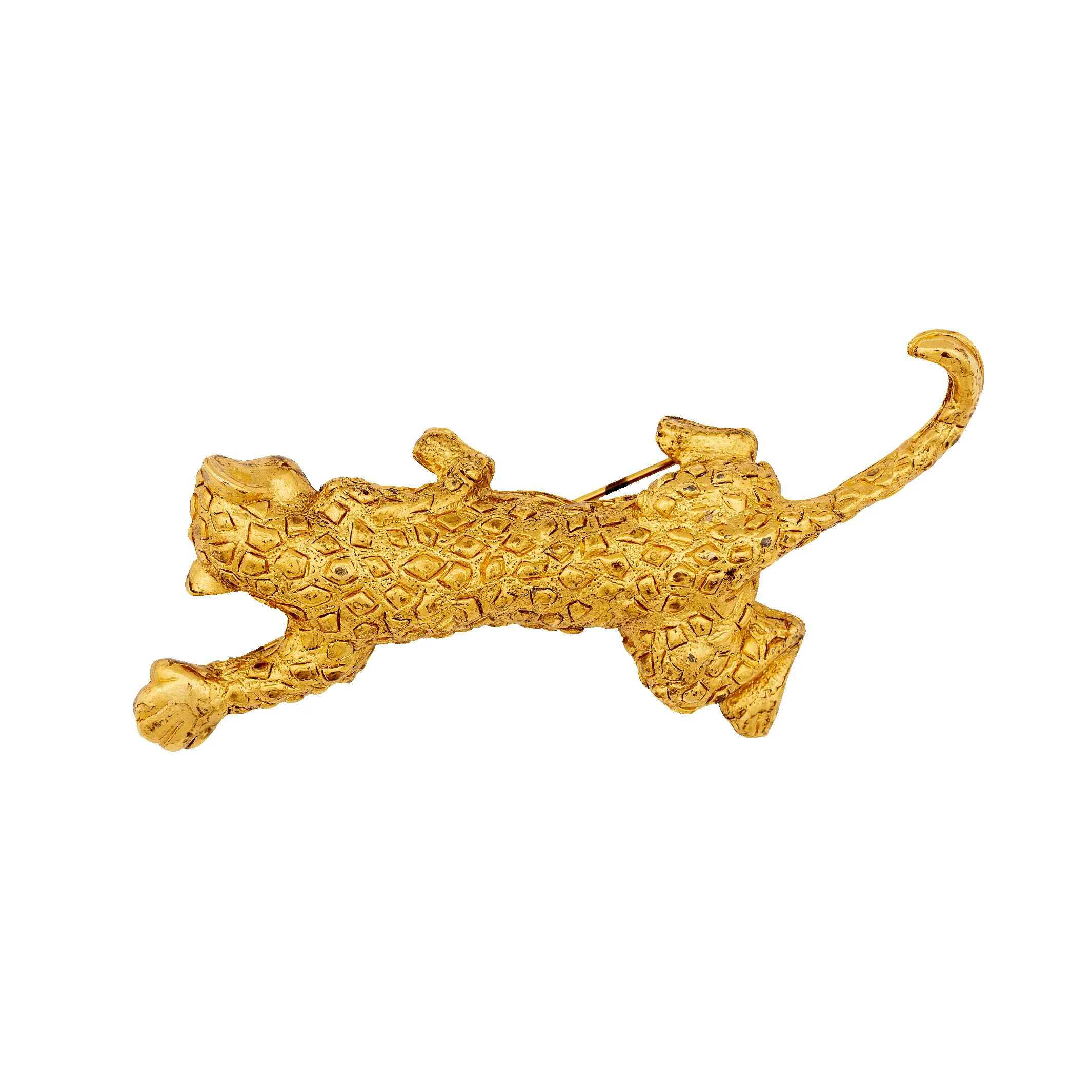 Gold Cheetah Brooch sold by Mondo Corsini
