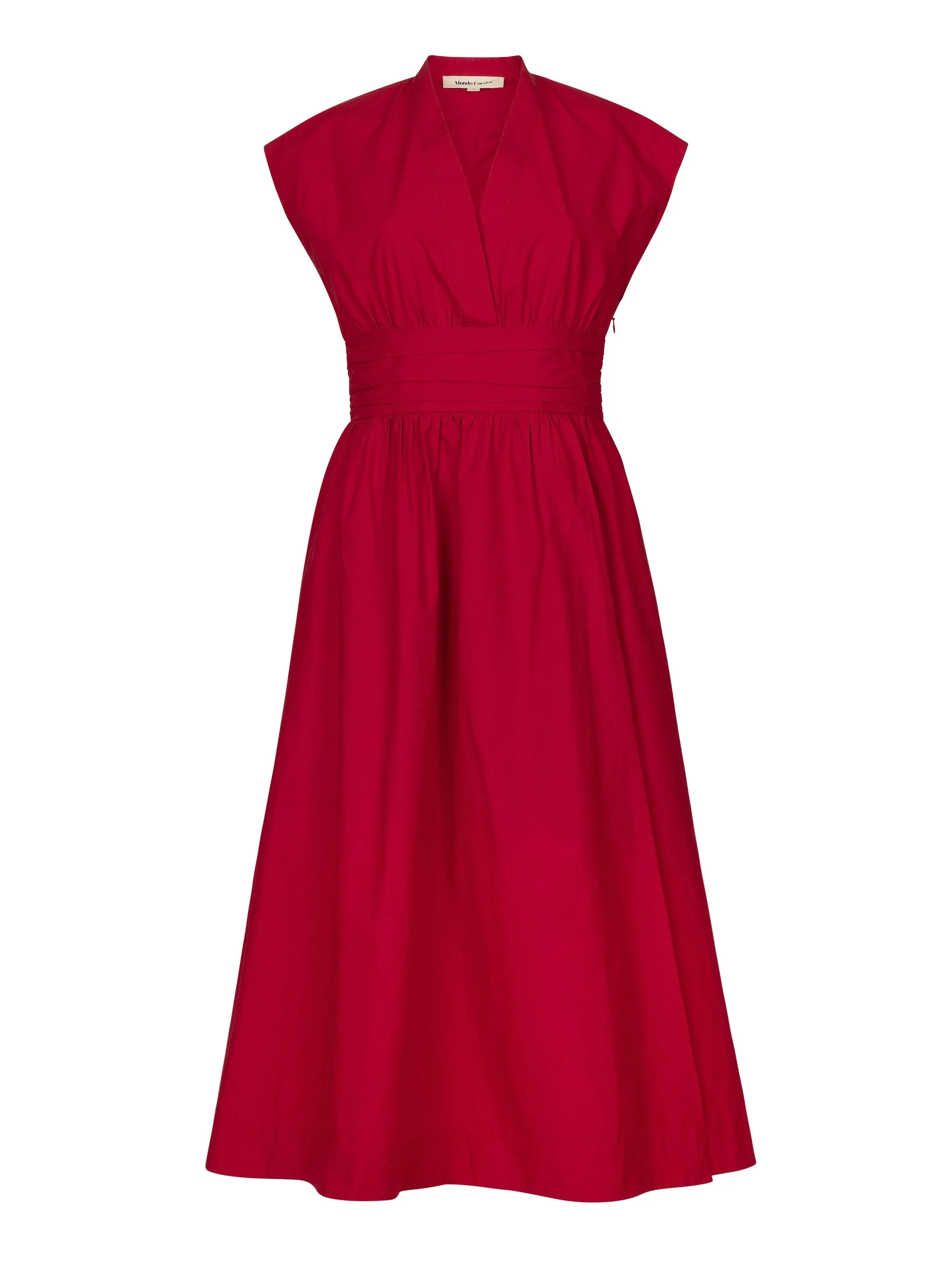 GEORGIA - Rossa Cotton Poplin Dress sold by Mondo Corsini product image thumbnail 5