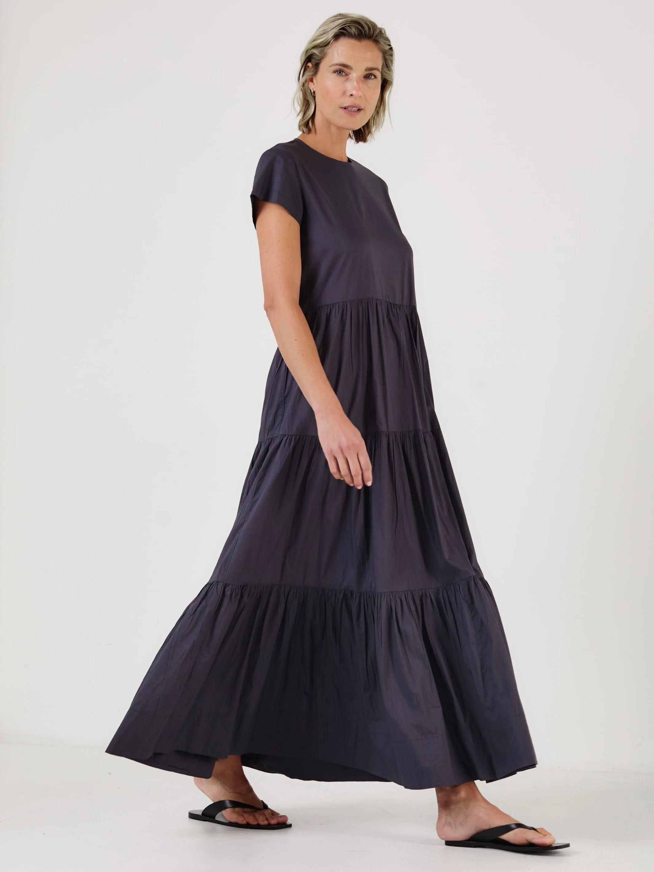Sorrento - MIDNIGHT Cotton Dress sold by Mondo Corsini product image thumbnail 4