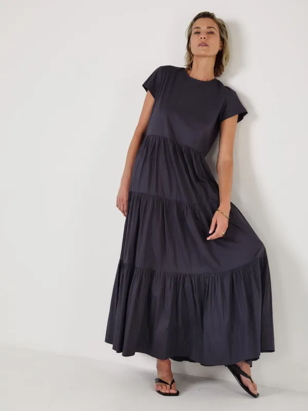Sorrento - MIDNIGHT Cotton Dress made by Mondo Corsini