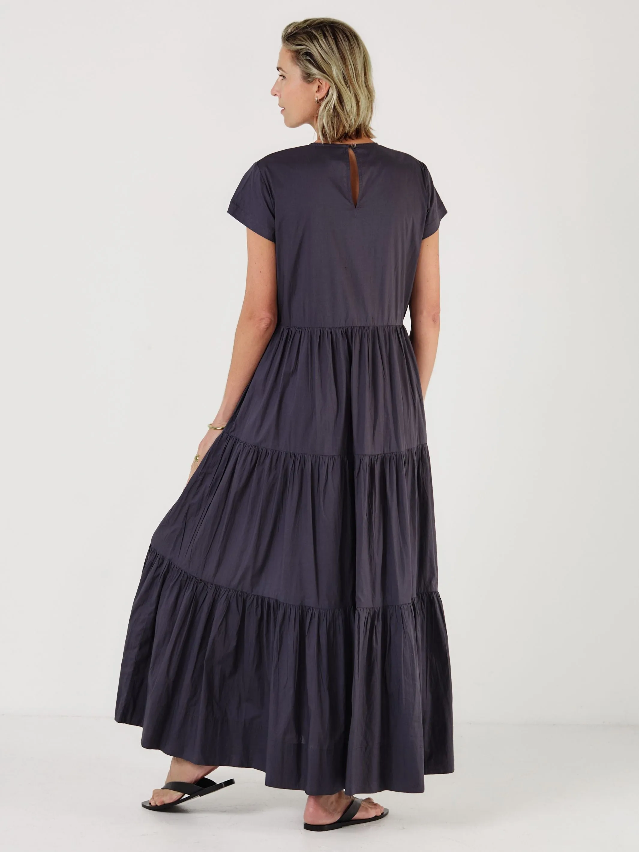 Sorrento - MIDNIGHT Cotton Dress sold by Mondo Corsini product image thumbnail 3