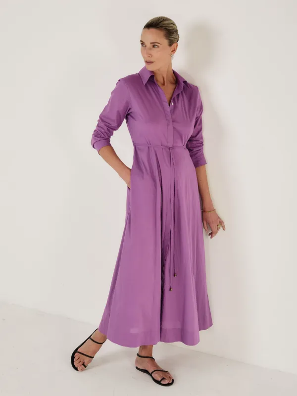 Cervo - Viola Cotton Dress made by Mondo Corsini