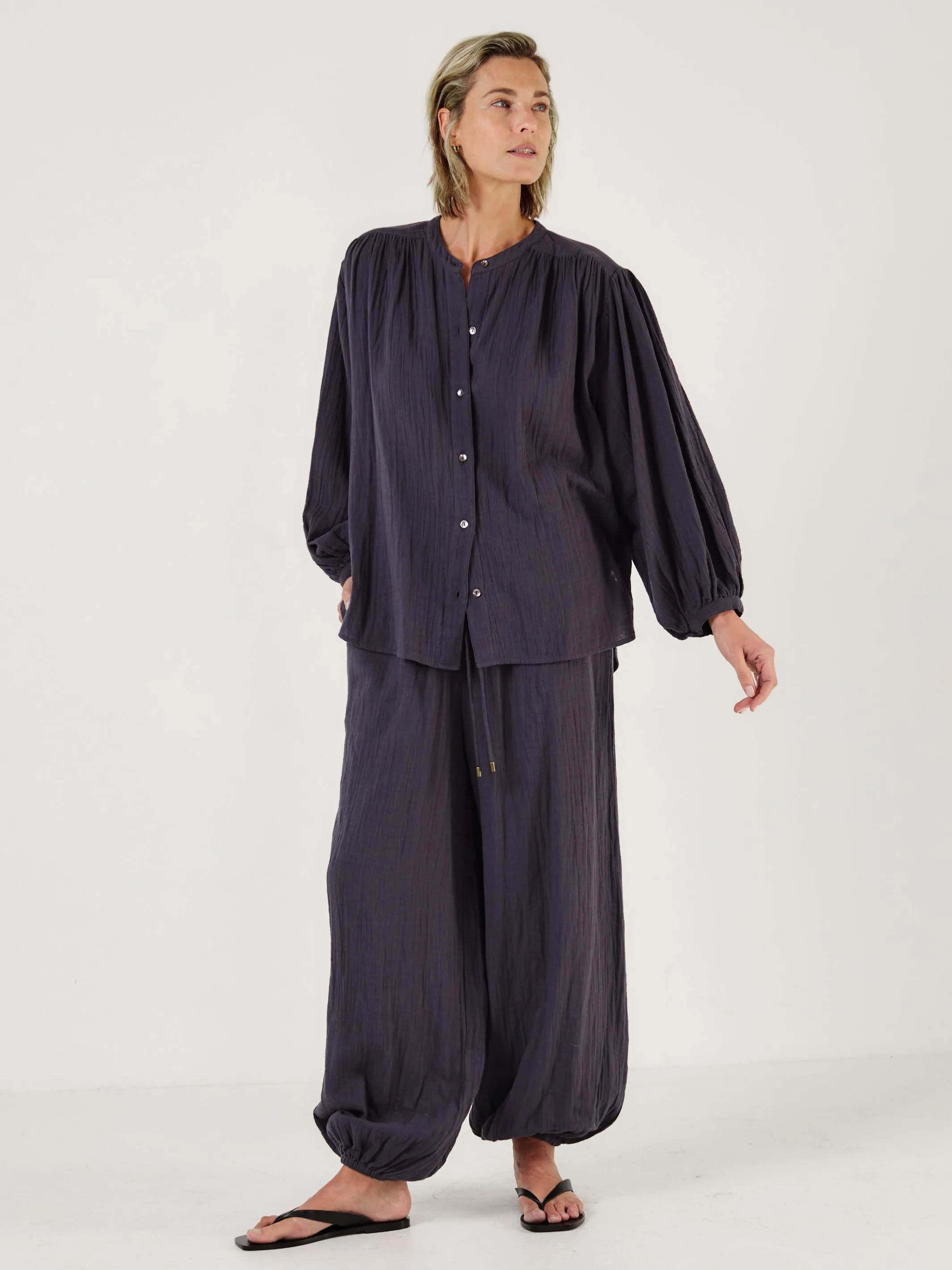 HAREM - Midnight Gauze Trouser sold by Mondo Corsini product image thumbnail 2