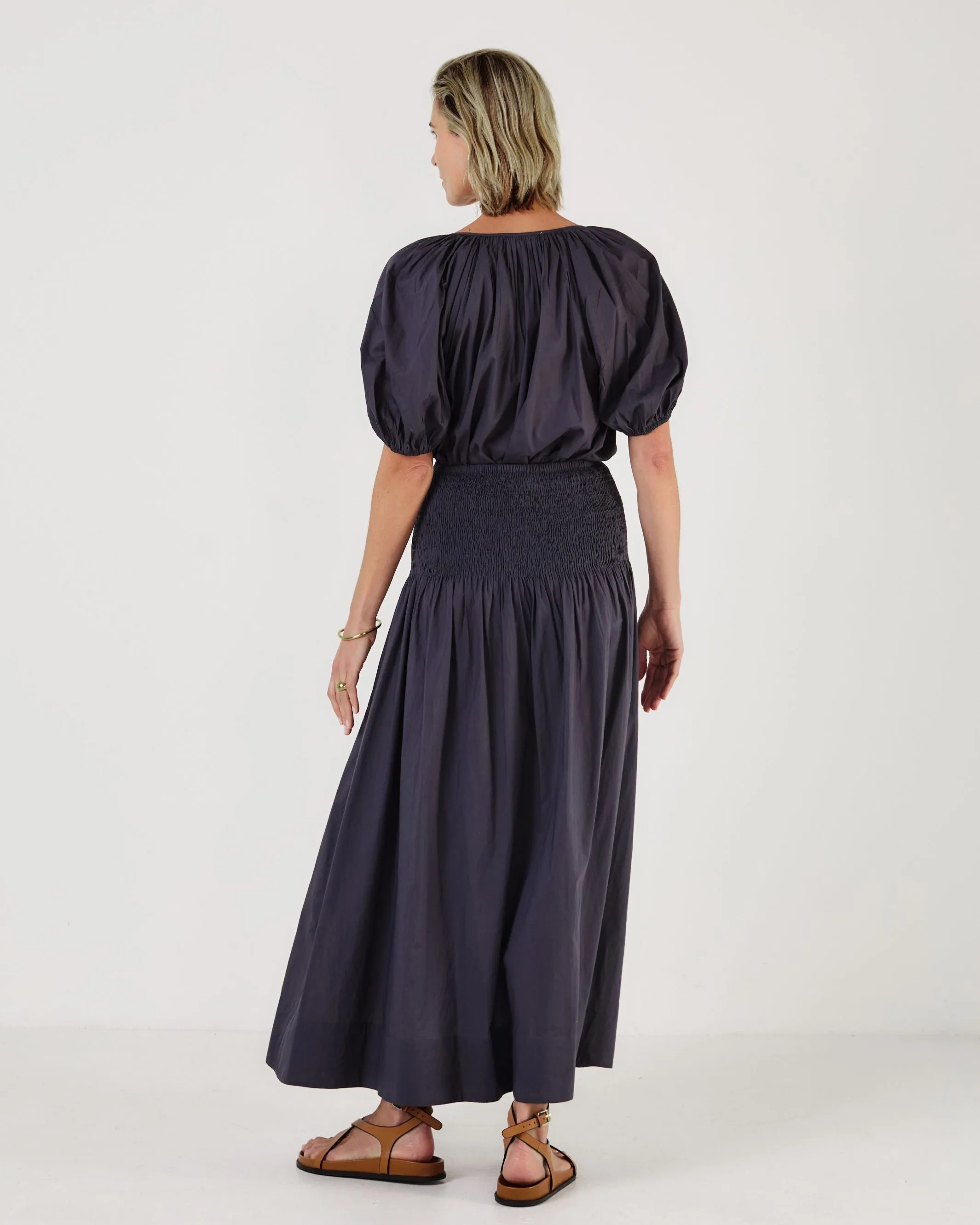 Esmeralda - MIDNIGHT Cotton Blouse sold by Mondo Corsini product image thumbnail 3