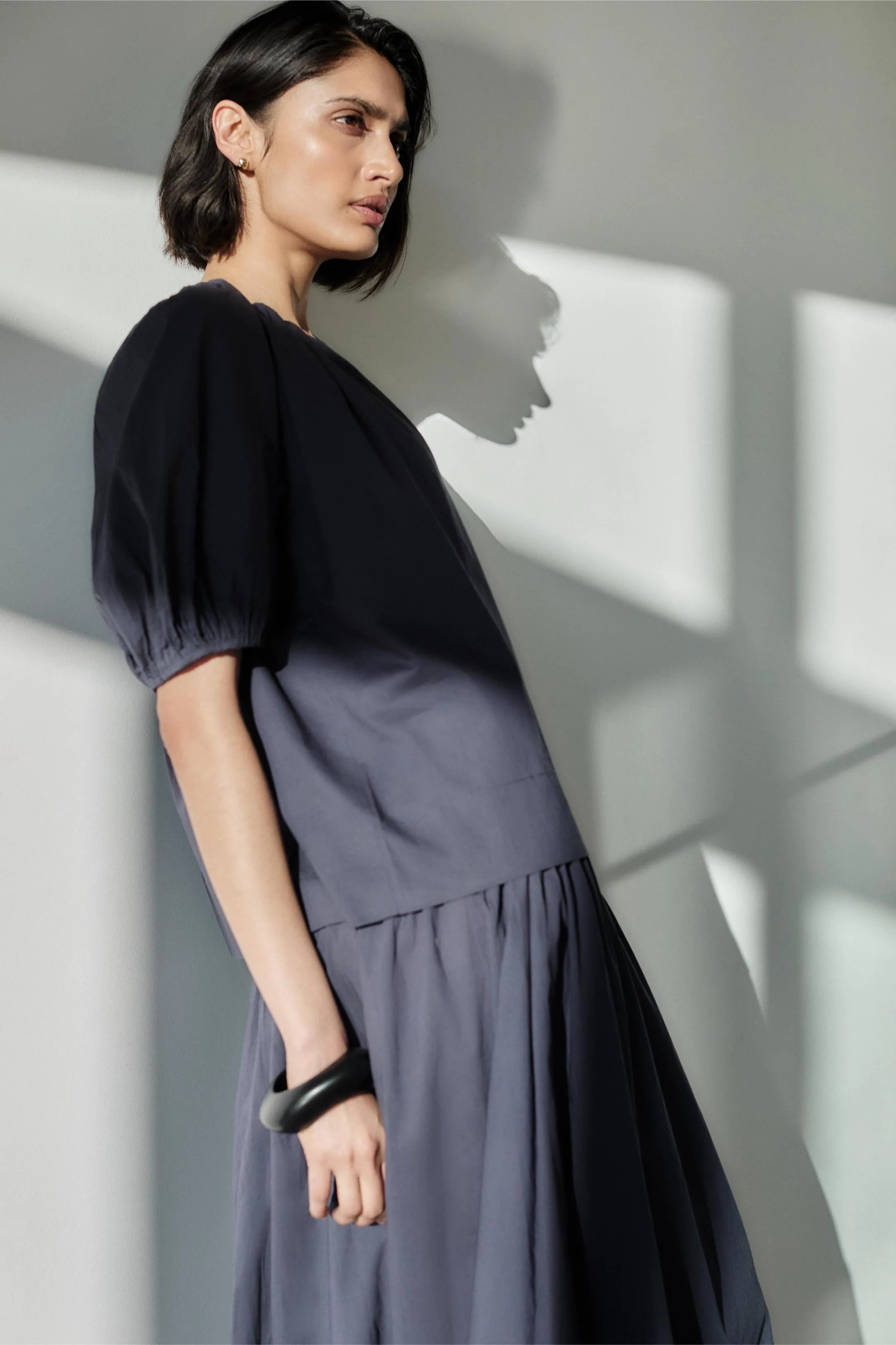 Esmeralda - MIDNIGHT Cotton Blouse sold by Mondo Corsini product image thumbnail 5