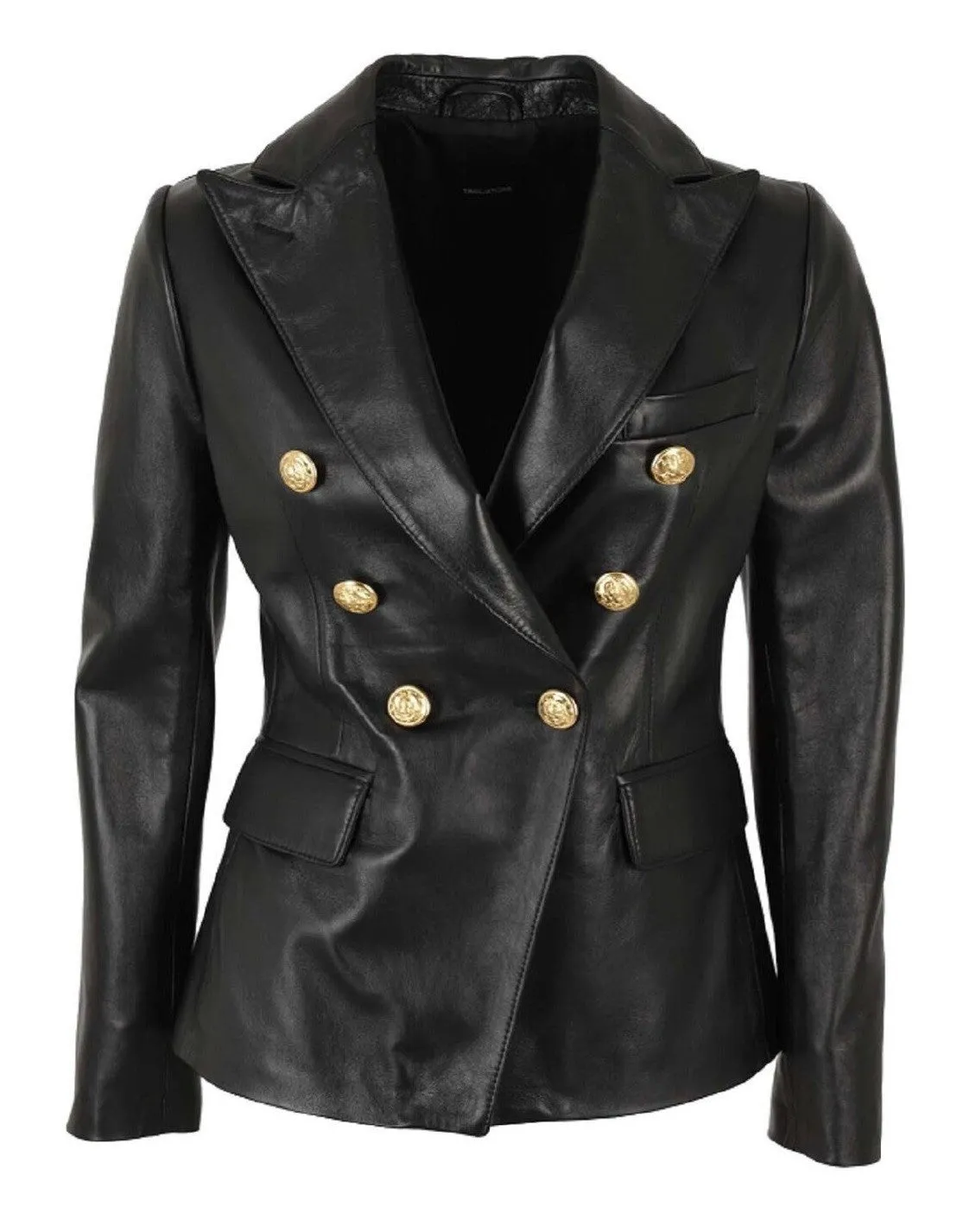 Julia Roberts Classic Leather Coat sold by Prime Leather Shop