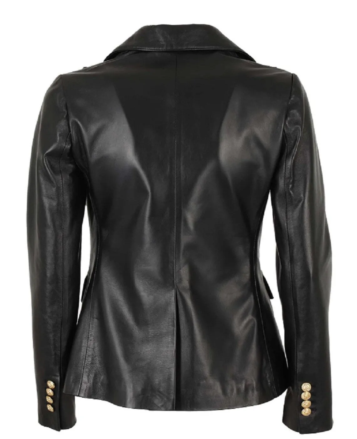 Julia Roberts Classic Leather Coat sold by Prime Leather Shop product image thumbnail 2