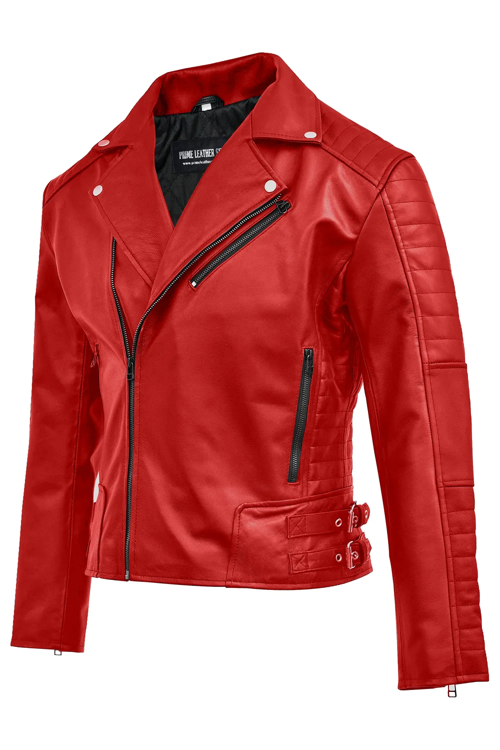 Pharell Williams Leather Biker Jacket sold by Prime Leather Shop