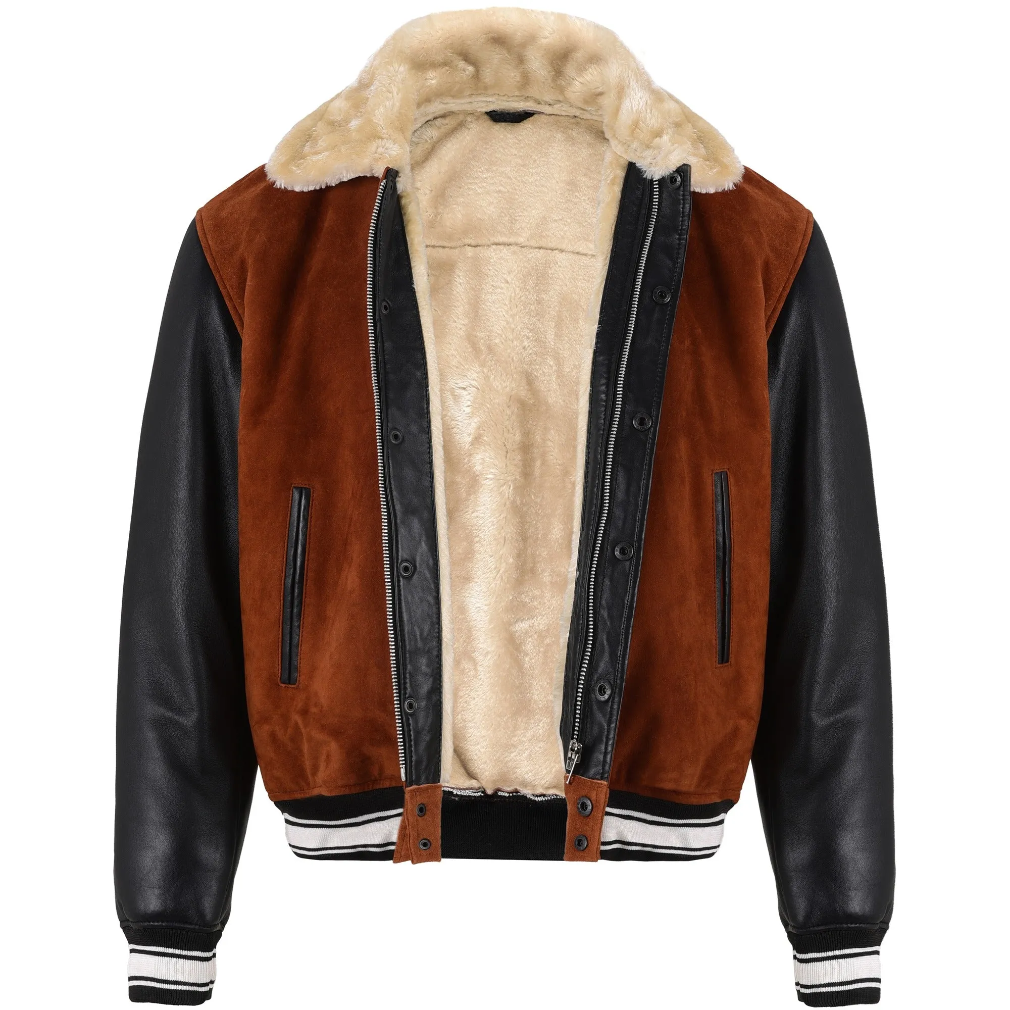 Knight Rider Classic Suede Jacket sold by Prime Leather Shop product image thumbnail 3