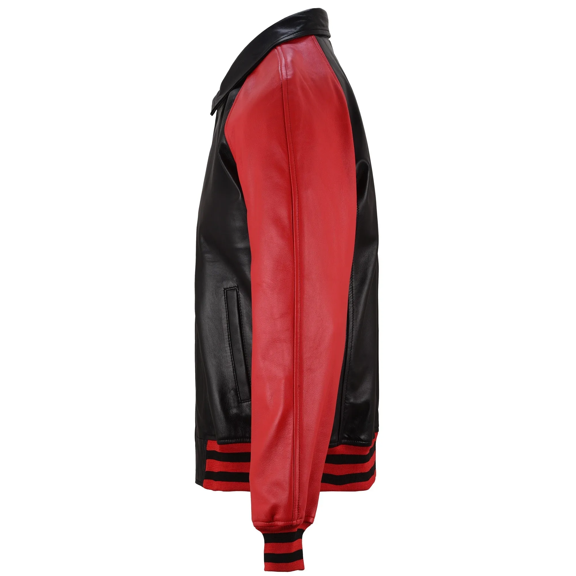 Maverick Leather Bomber Jacket sold by Prime Leather Shop product image thumbnail 5