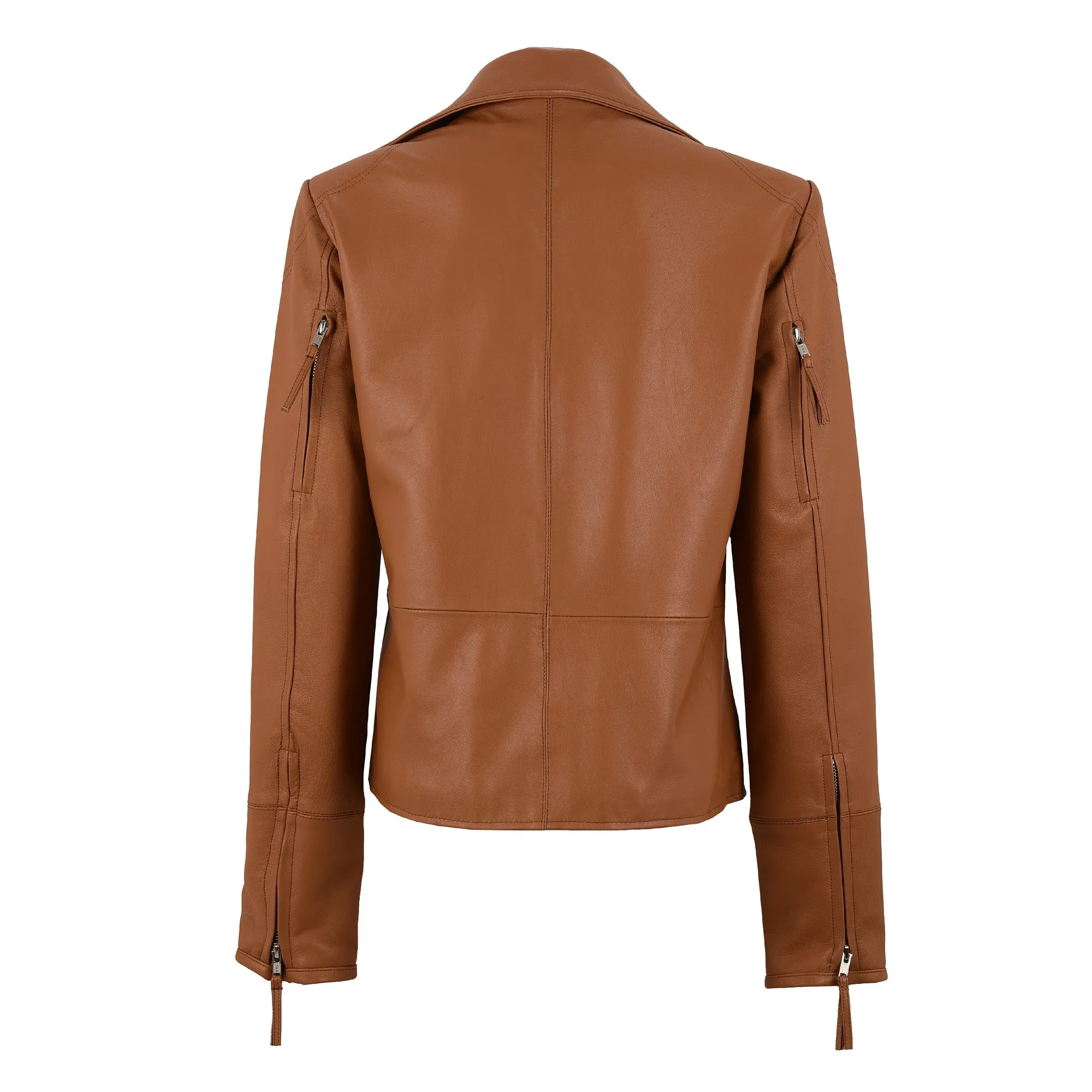 Kate Winslet Brown Leather Jacket sold by Prime Leather Shop product image thumbnail 3