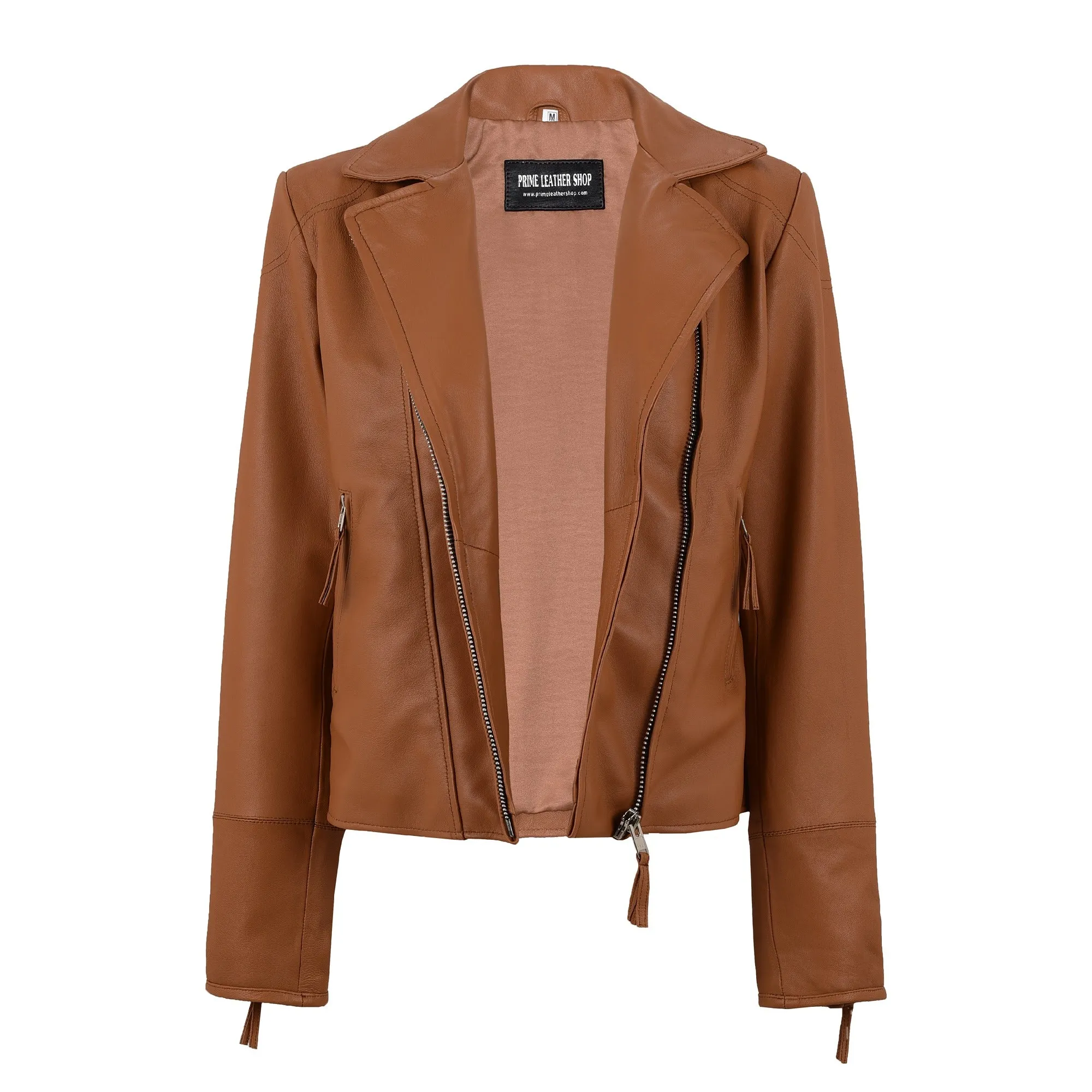 Kate Winslet Brown Leather Jacket sold by Prime Leather Shop product image thumbnail 4