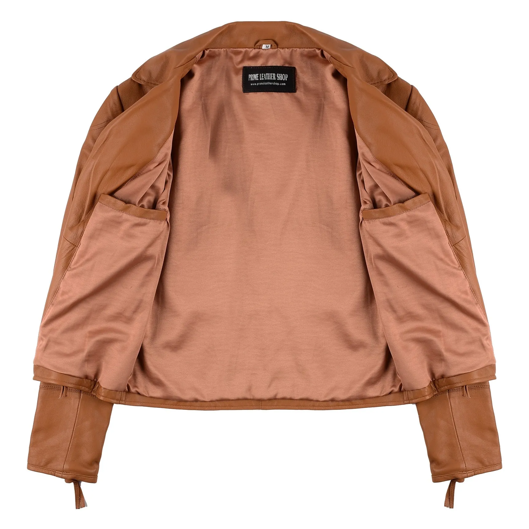 Kate Winslet Brown Leather Jacket sold by Prime Leather Shop product image thumbnail 2