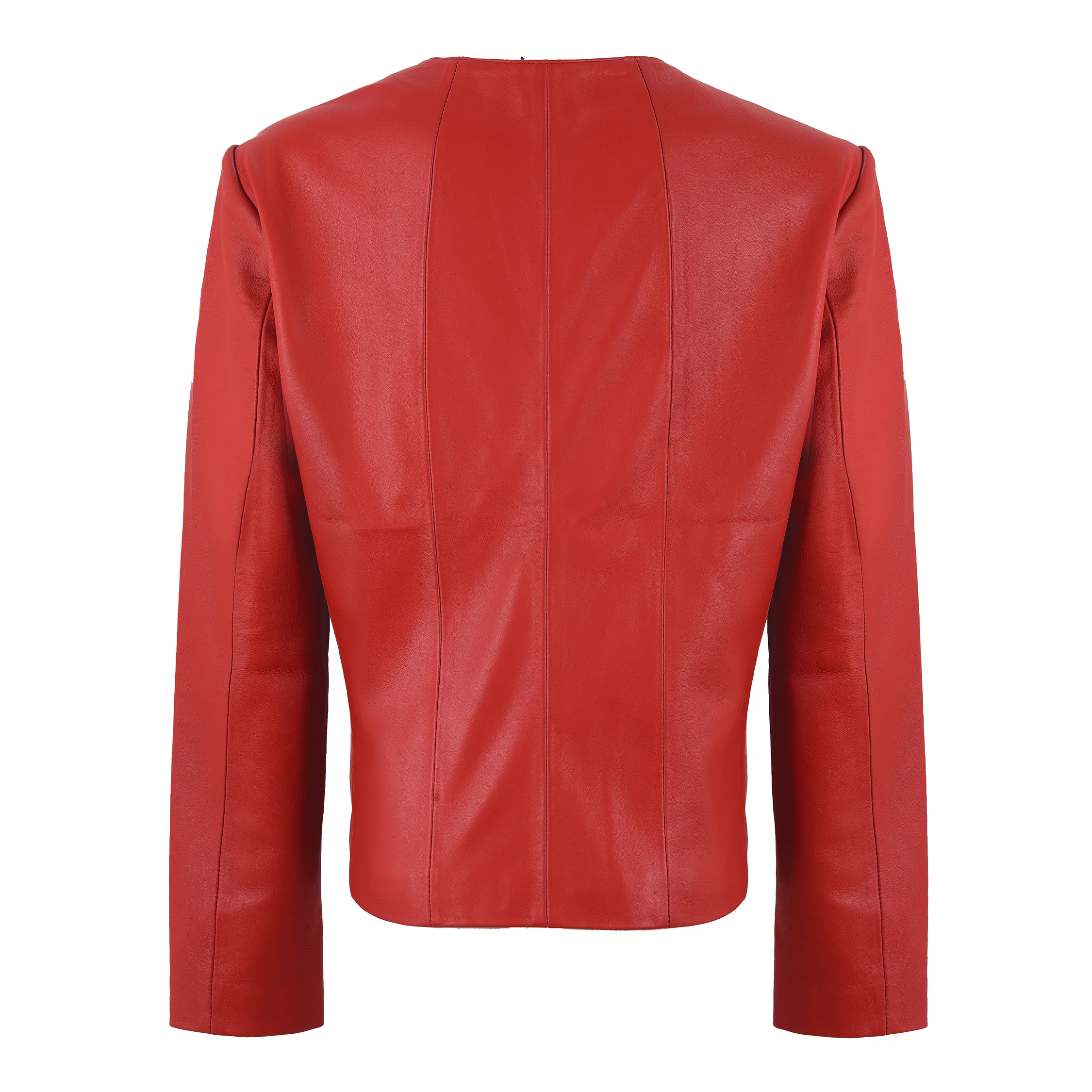 Serena W Classic Leather Jacket sold by Prime Leather Shop product image thumbnail 2