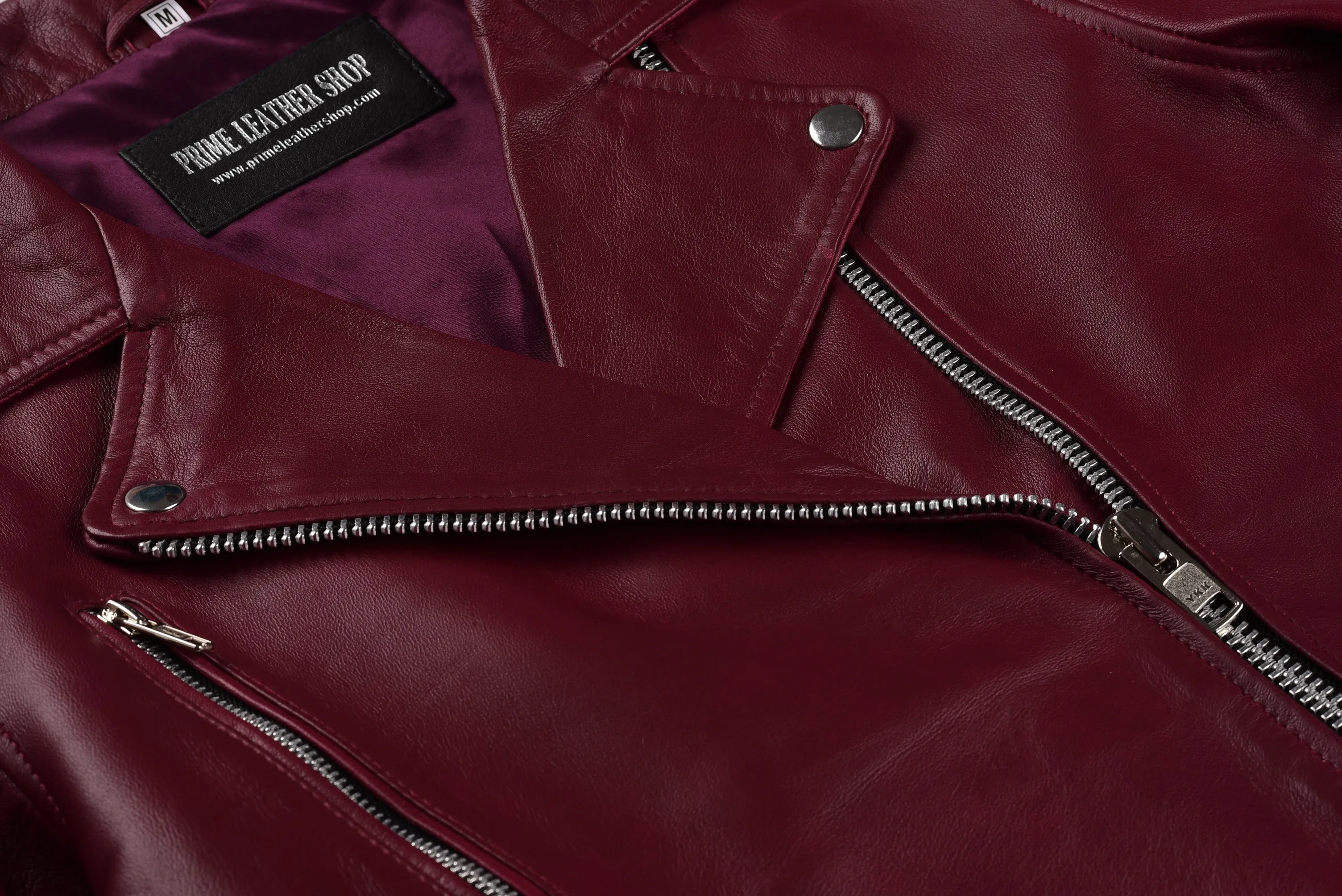 Adele Biker Leather Jacket sold by Prime Leather Shop product image thumbnail 5