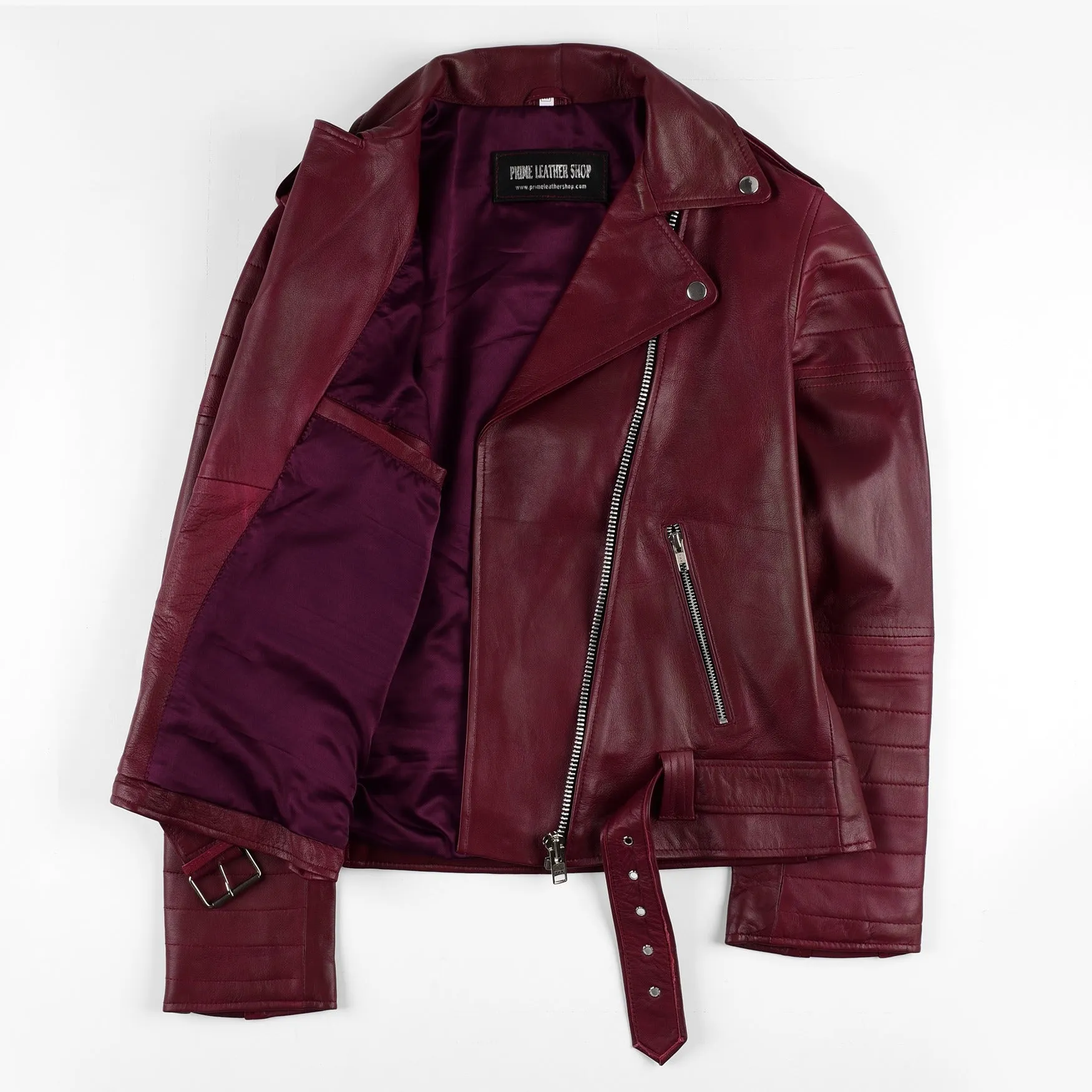 Katy Perry Biker Leather Jacket sold by Prime Leather Shop product image thumbnail 2