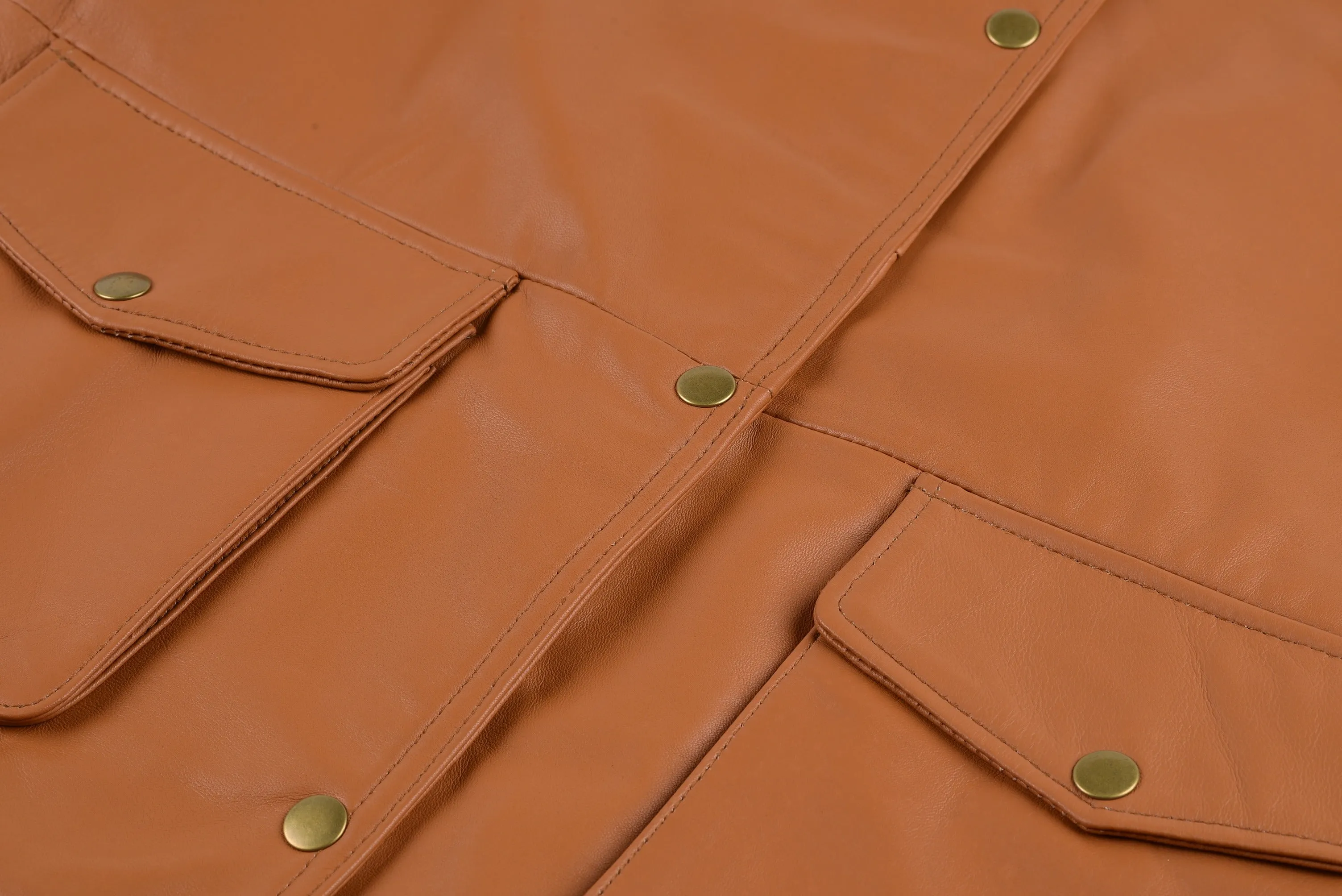 Jennifer L Shearling Leather Jacket sold by Prime Leather Shop product image thumbnail 5