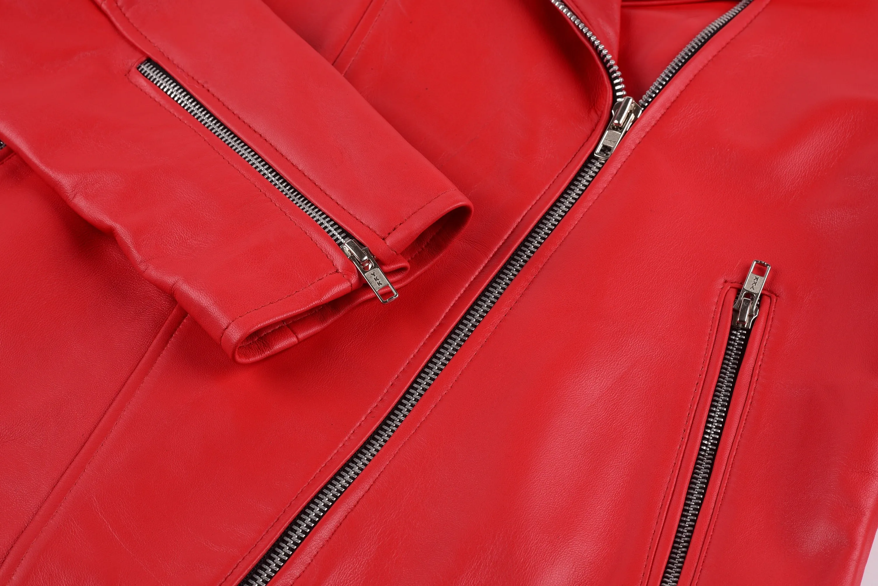 Robyn Rihanna F Biker Leather Jacket sold by Prime Leather Shop product image thumbnail 4