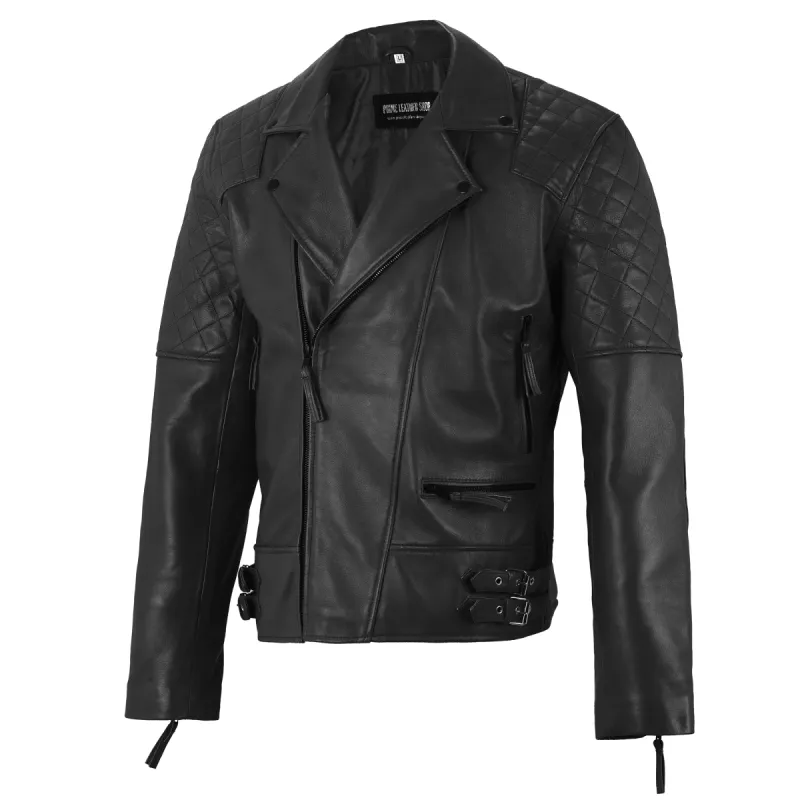 Will Smith Biker Leather Jacket sold by Prime Leather Shop