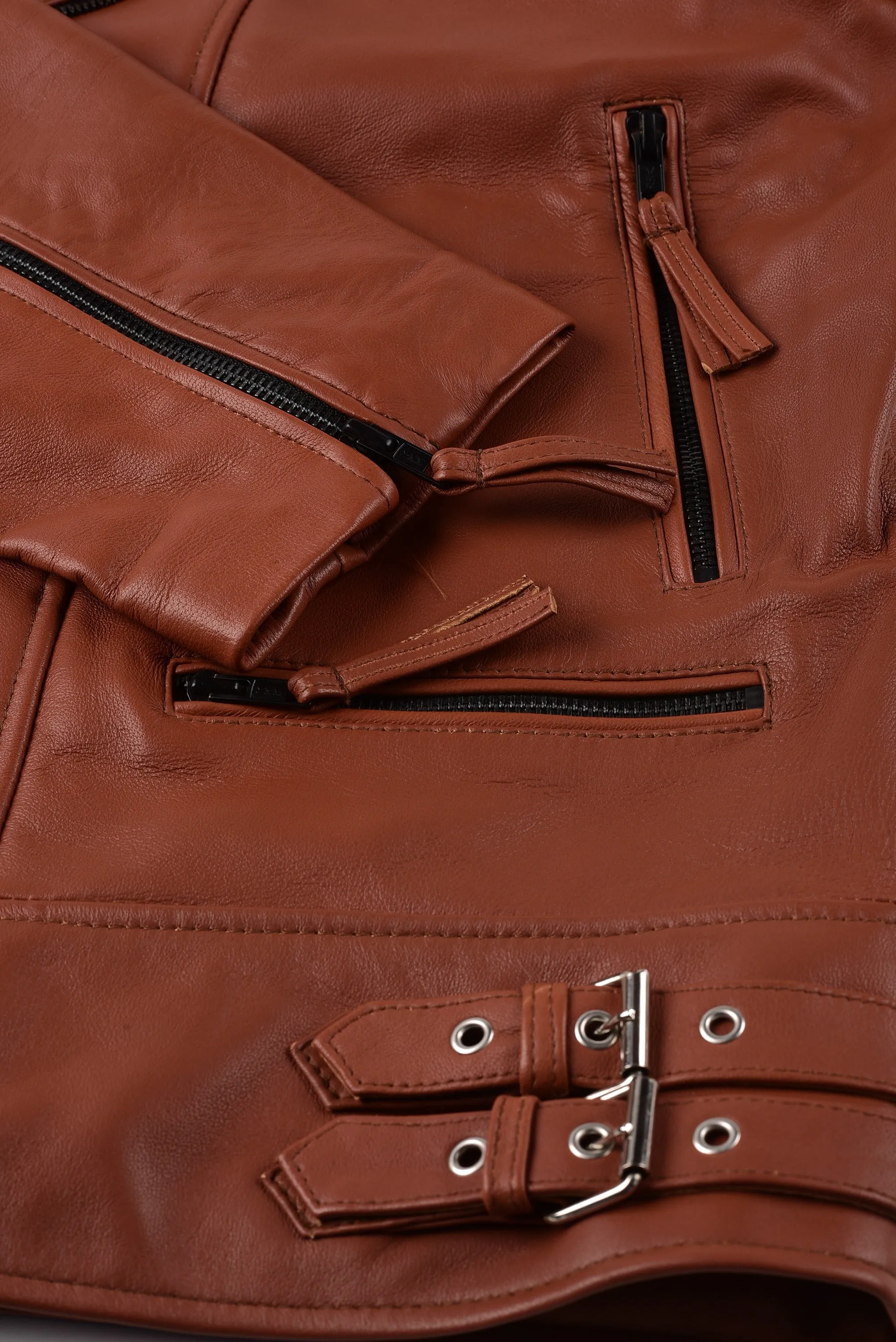 Will Smith Biker Leather Jacket sold by Prime Leather Shop product image thumbnail 5