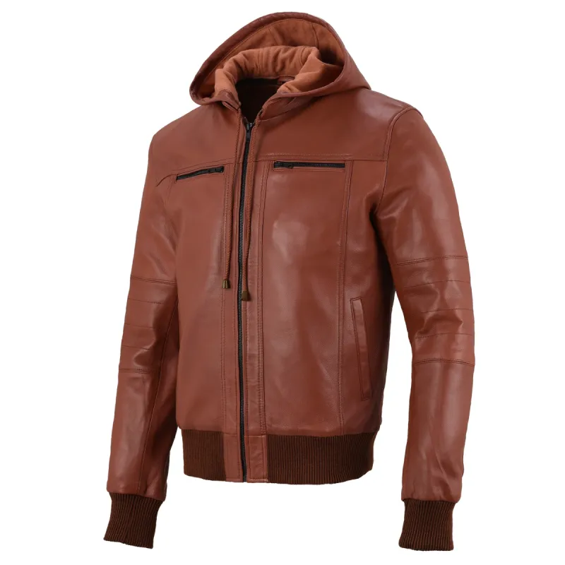 Tiger W Classic Bomber Leather Jacket sold by Prime Leather Shop