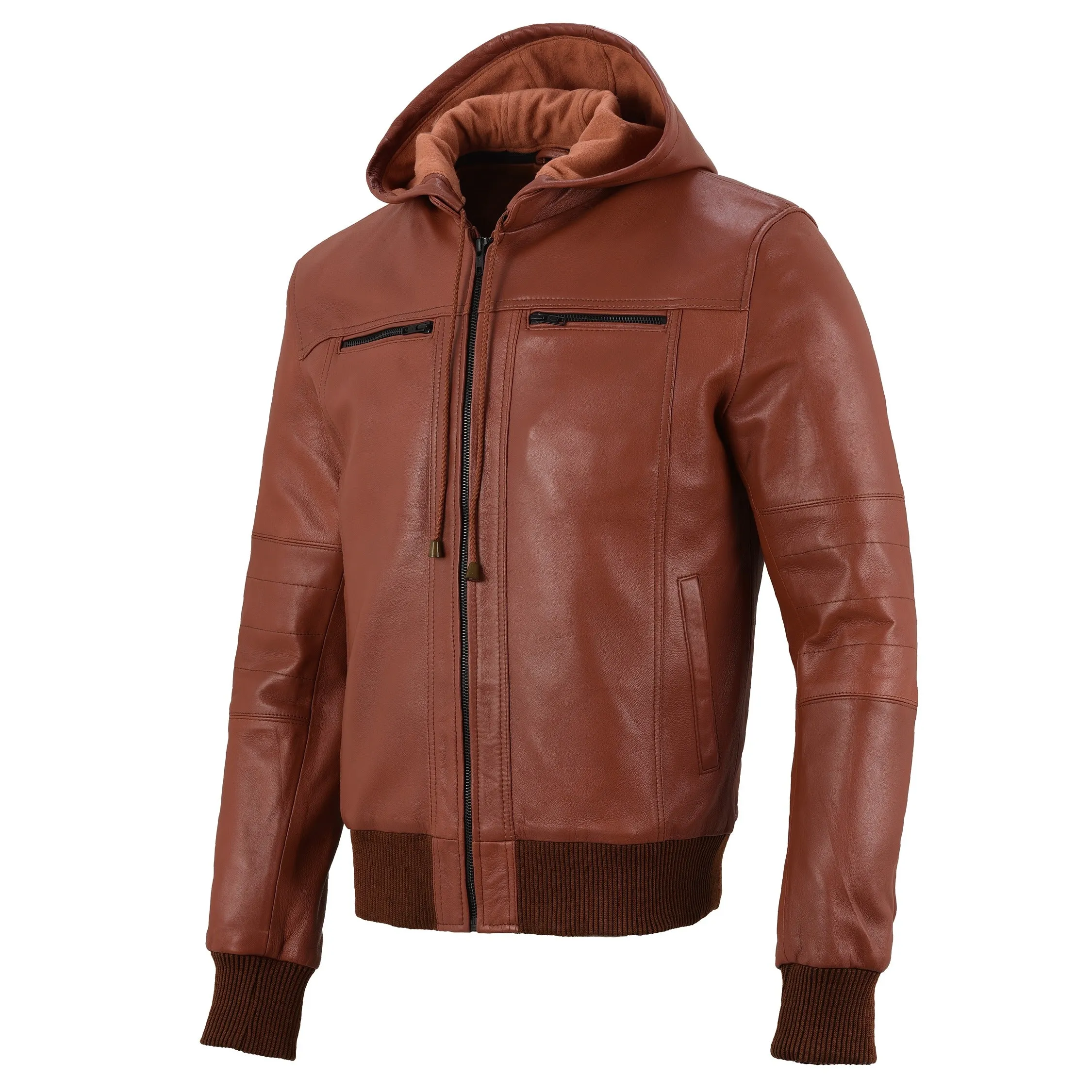 Tiger W Classic Bomber Leather Jacket sold by Prime Leather Shop