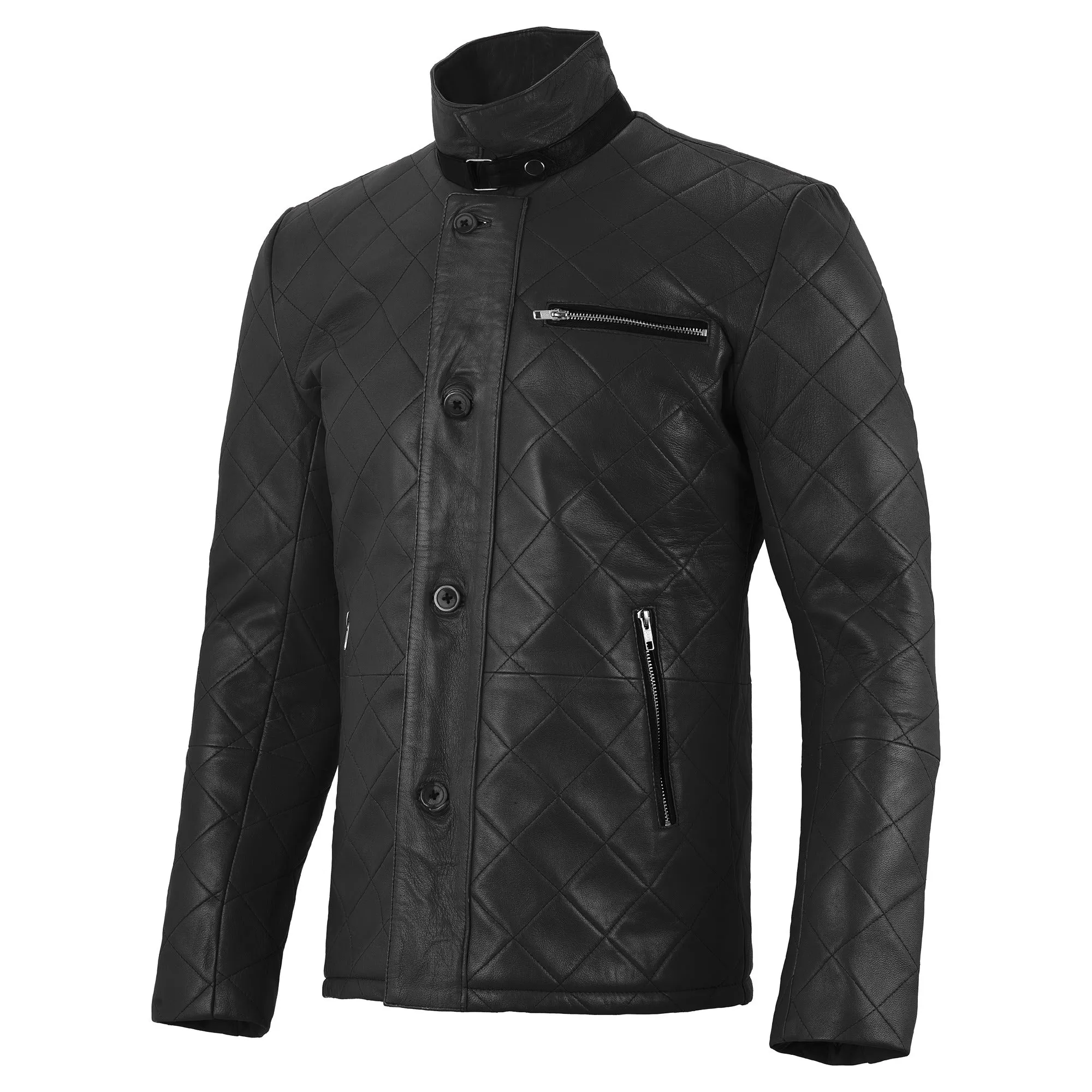 Iggy Pop Classic Bomber Leather Jacket sold by Prime Leather Shop product image thumbnail 4