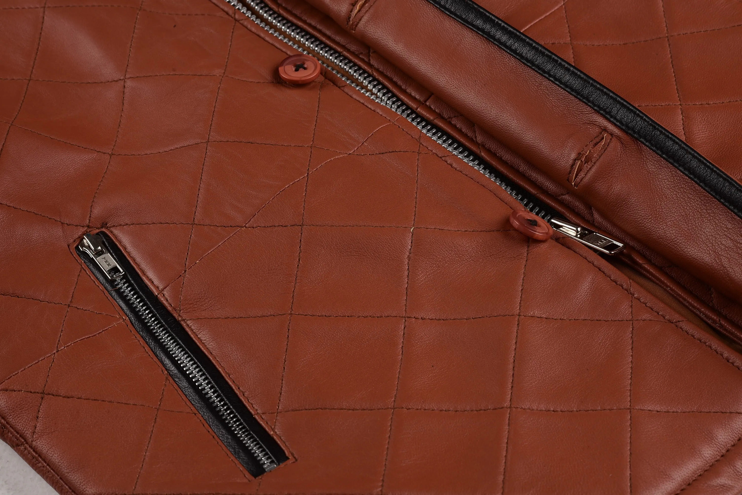 Iggy Pop Classic Bomber Leather Jacket sold by Prime Leather Shop product image thumbnail 5