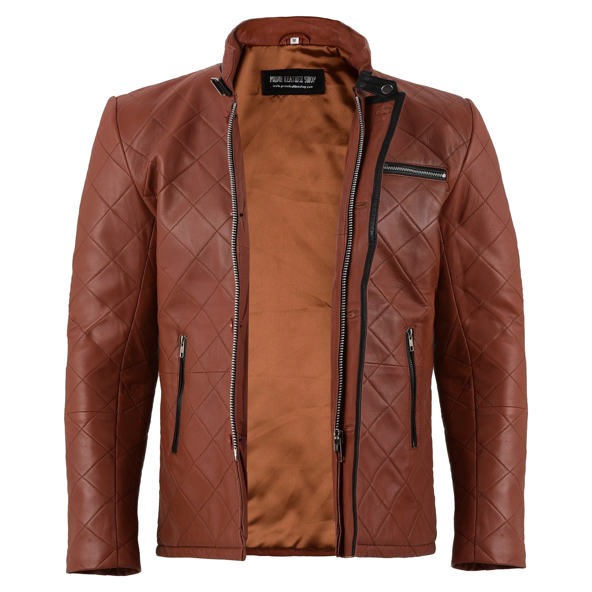 Iggy Pop Classic Bomber Leather Jacket sold by Prime Leather Shop product image thumbnail 2