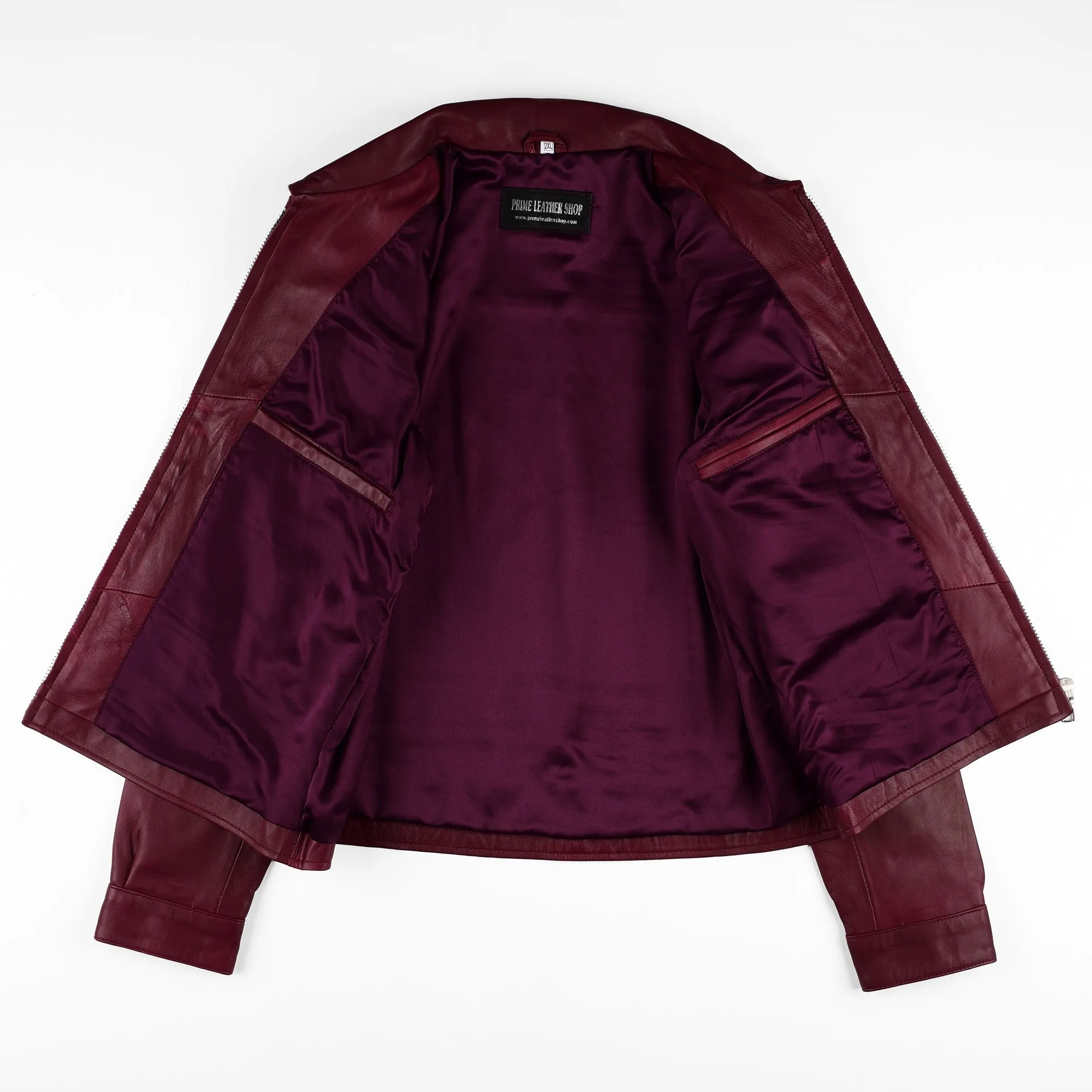 Classic Black Leather Jacket sold by Prime Leather Shop product image thumbnail 4