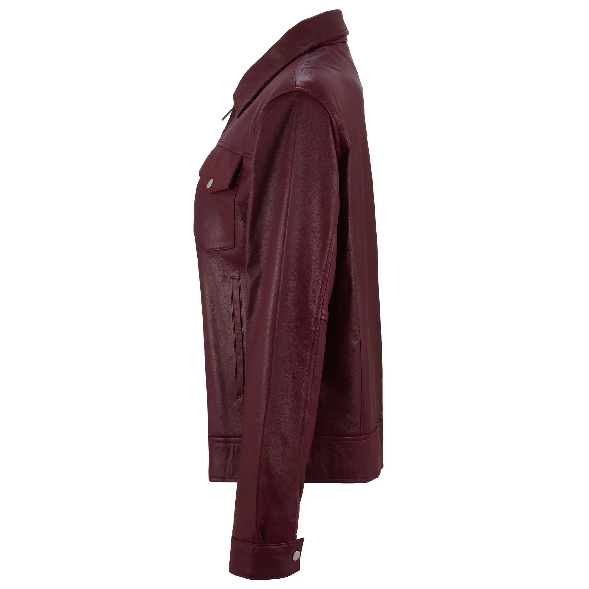 Classic Black Leather Jacket sold by Prime Leather Shop product image thumbnail 5
