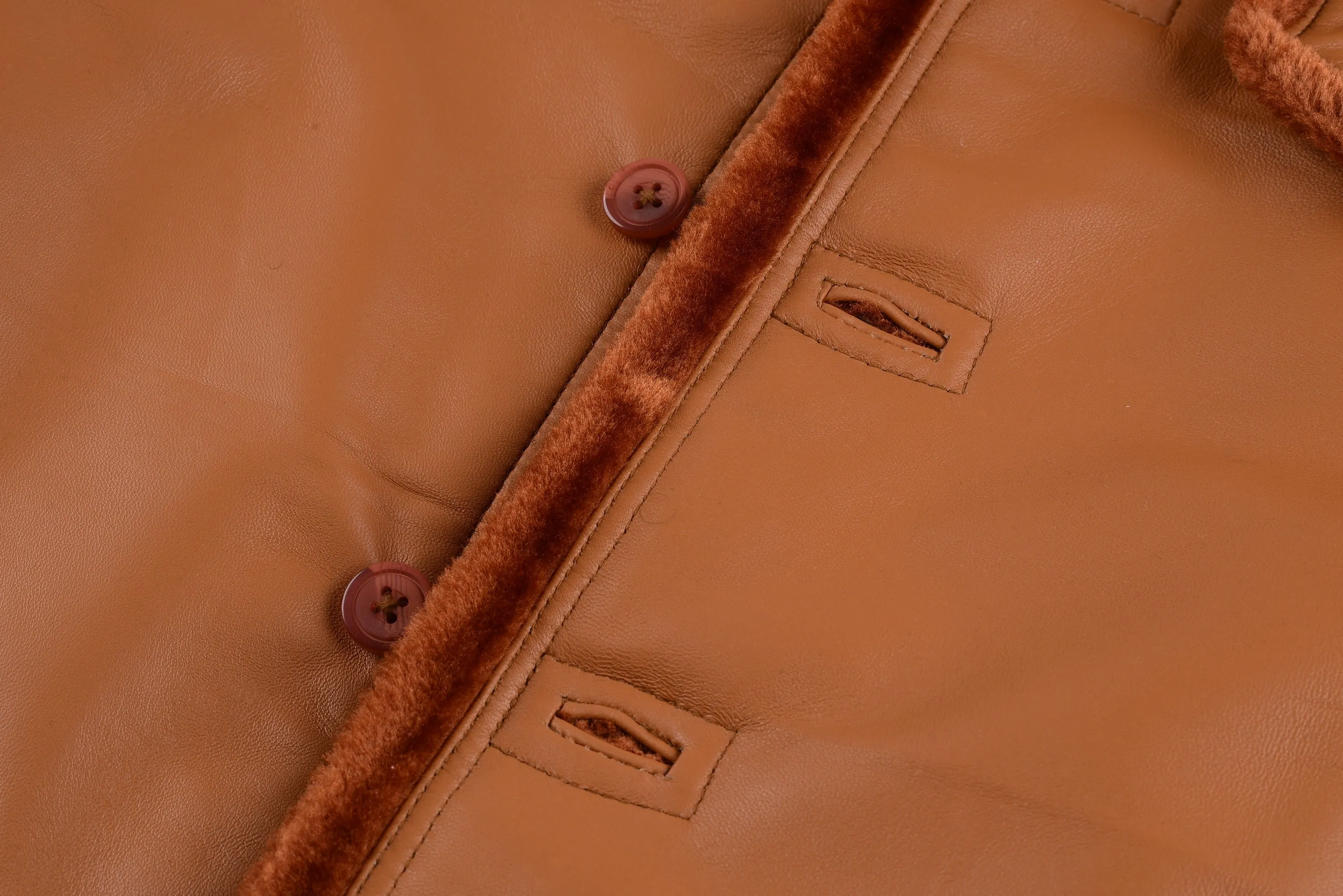 Elvis Presley Shearling Leather Jacket sold by Prime Leather Shop product image thumbnail 4