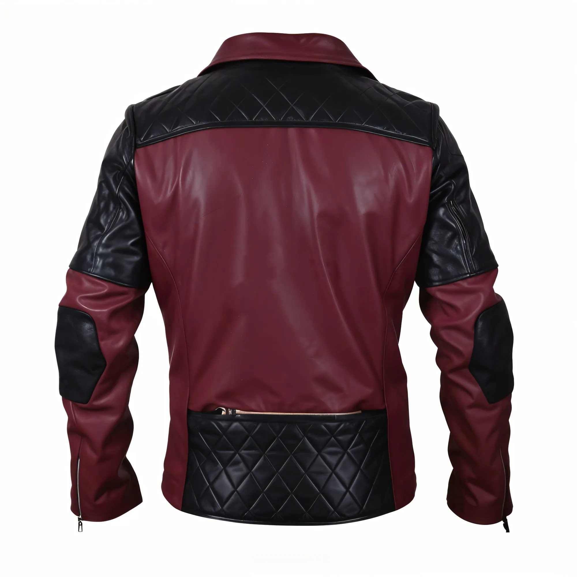 Hogan Biker Leather Jacket sold by Prime Leather Shop product image thumbnail 2