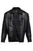 Musk Black Bomber Leather Jacket sold by Prime Leather Shop