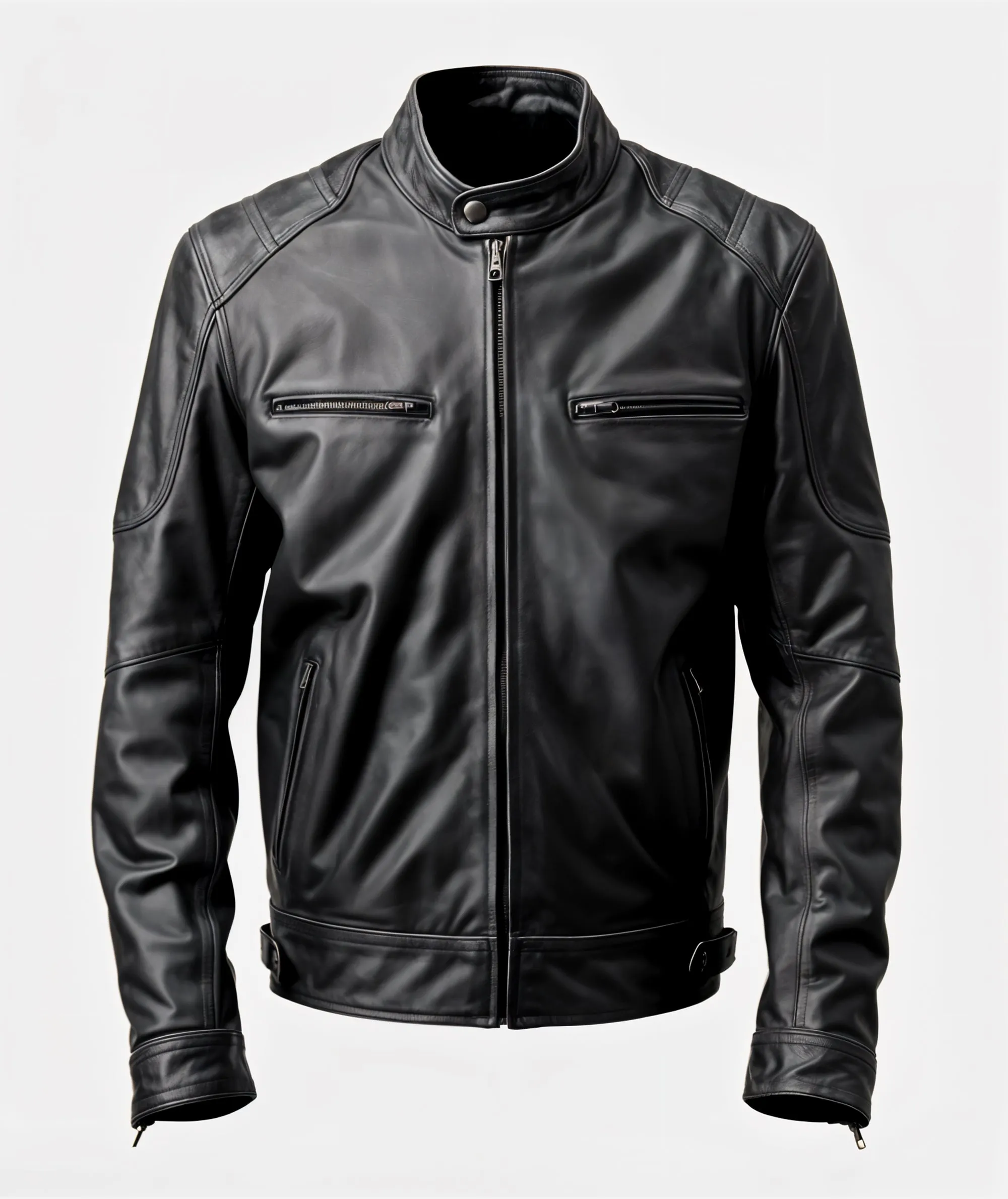 Louise Black Leather Jacket Mens sold by Prime Leather Shop