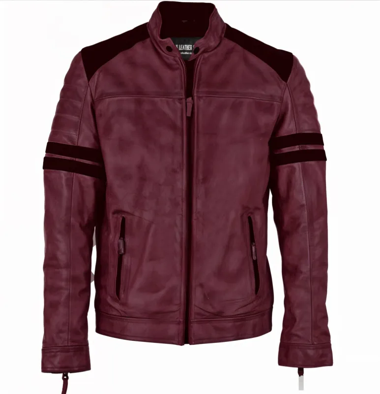 Tom Hanks Biker Leather Jacket sold by Prime Leather Shop