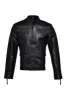 Eddy Black Bomber Leather Jacket sold by Prime Leather Shop