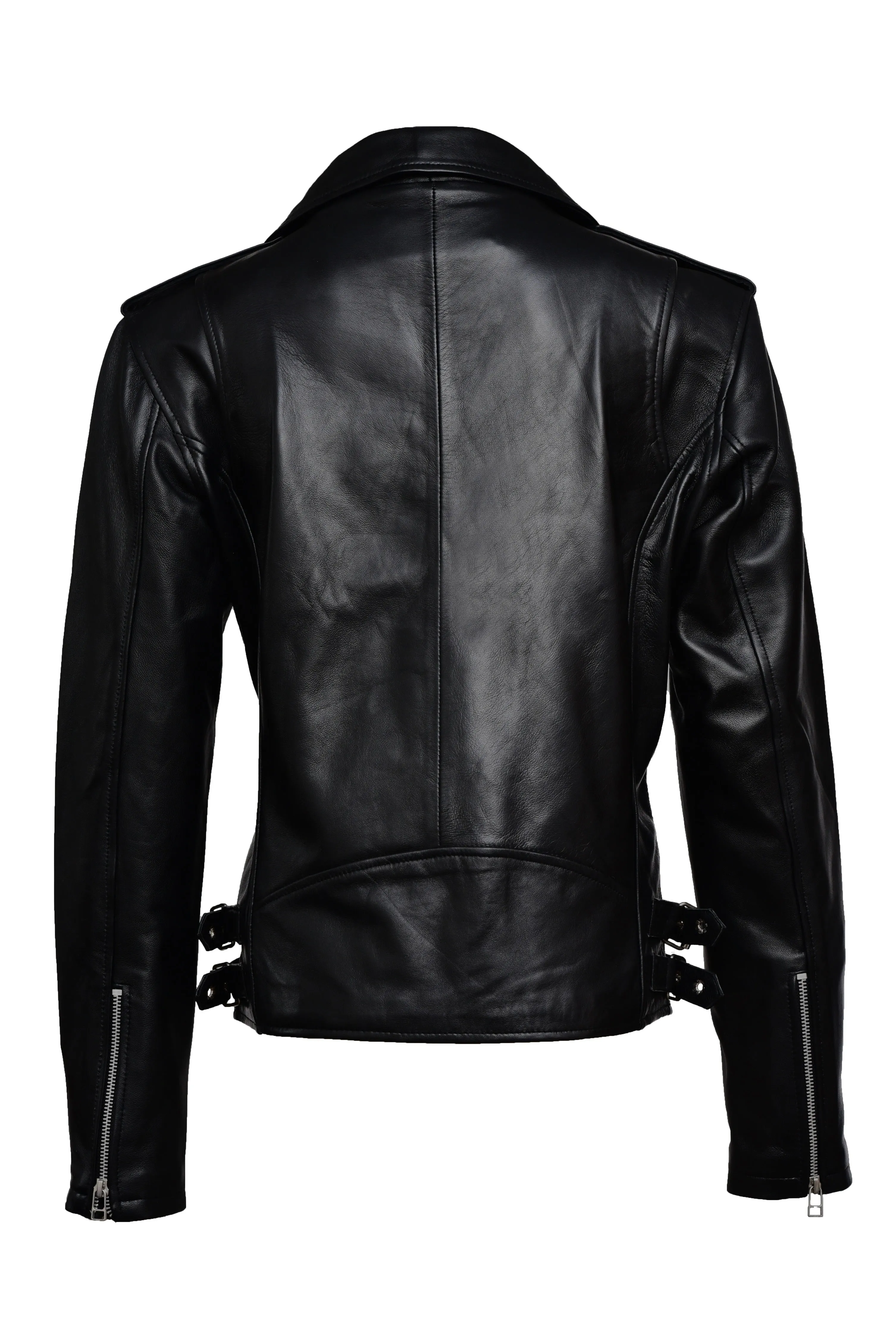 Kim Classic Biker Leather Jacket sold by Prime Leather Shop product image thumbnail 5