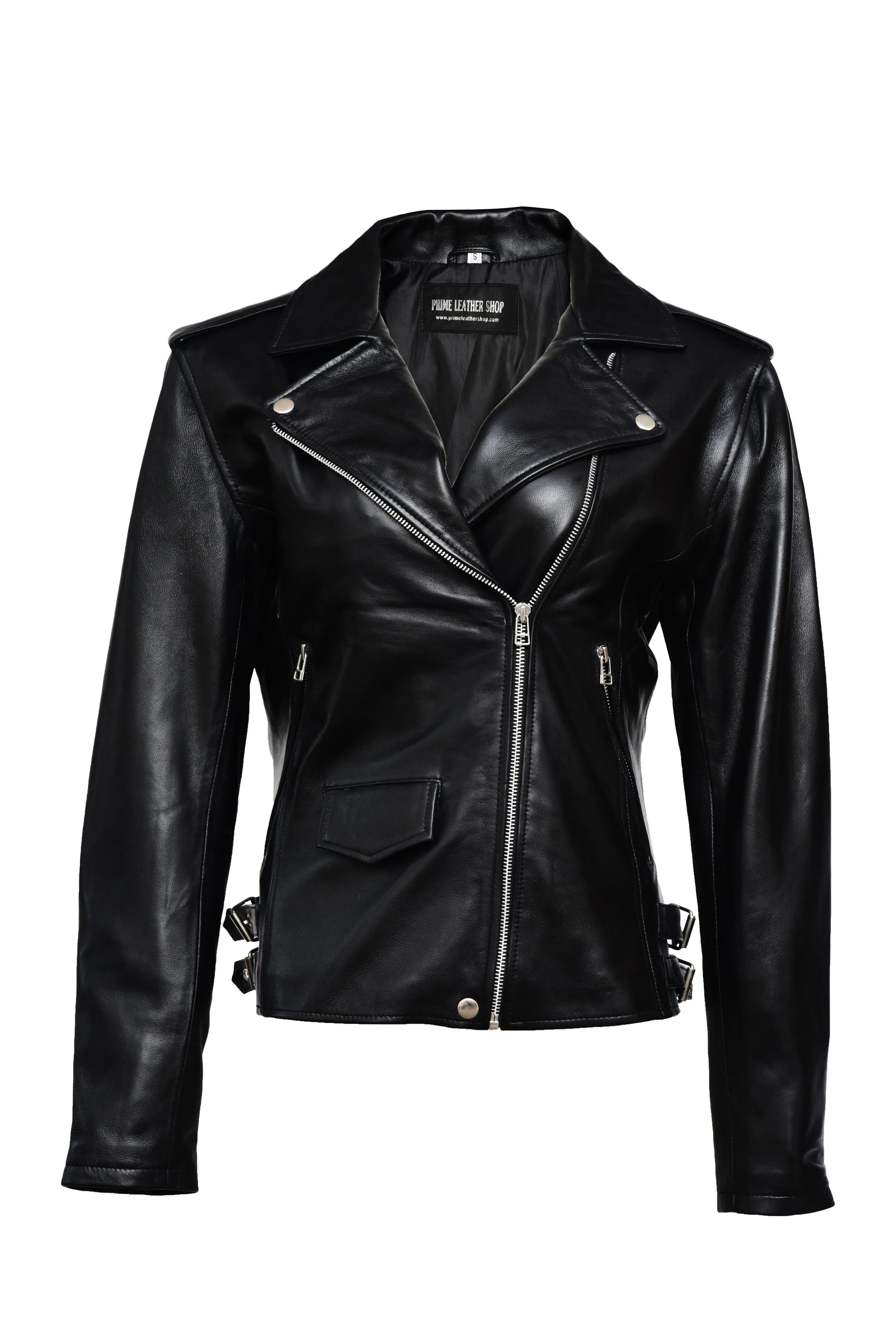 Kim Classic Biker Leather Jacket sold by Prime Leather Shop
