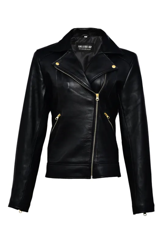 Kylie Jenner Biker Leather Jacket sold by Prime Leather Shop