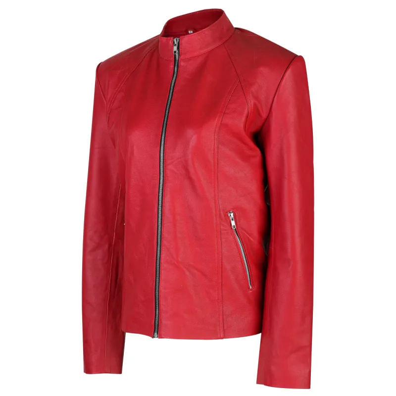 Nicole Kidman Bomber Leather Jacket sold by Prime Leather Shop