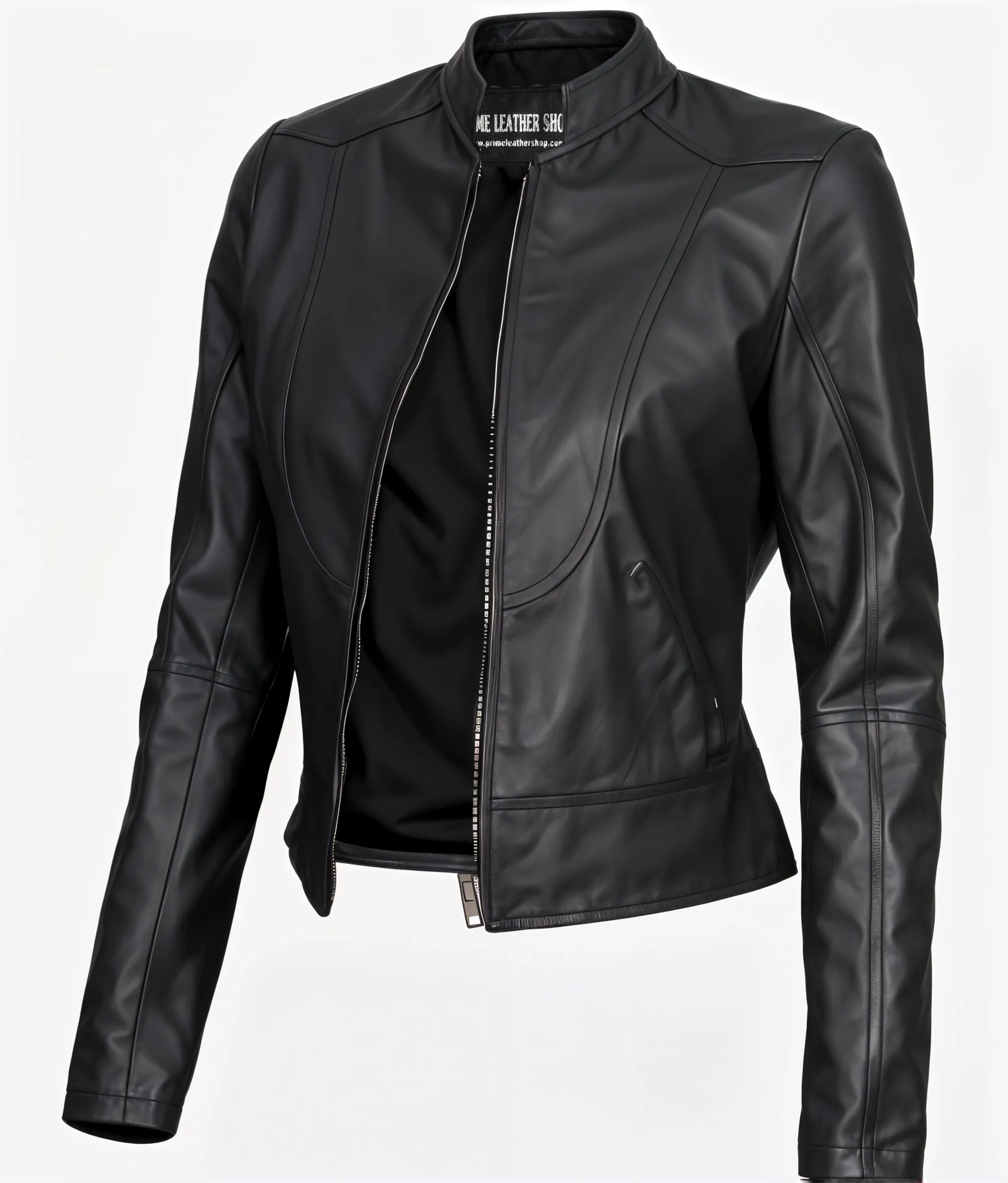 Women's Everyday Leather Jacket sold by Prime Leather Shop product image thumbnail 2